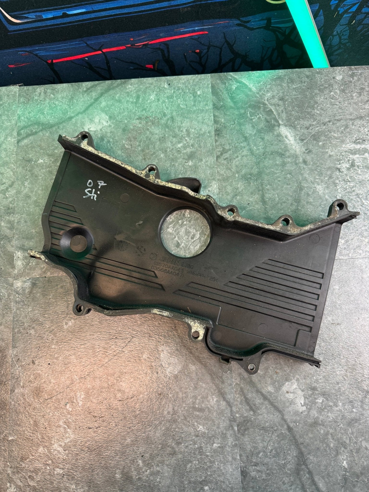 2002-2021 Subaru WRX STi OEM Center Engine Timing Cover Front Cover Belt