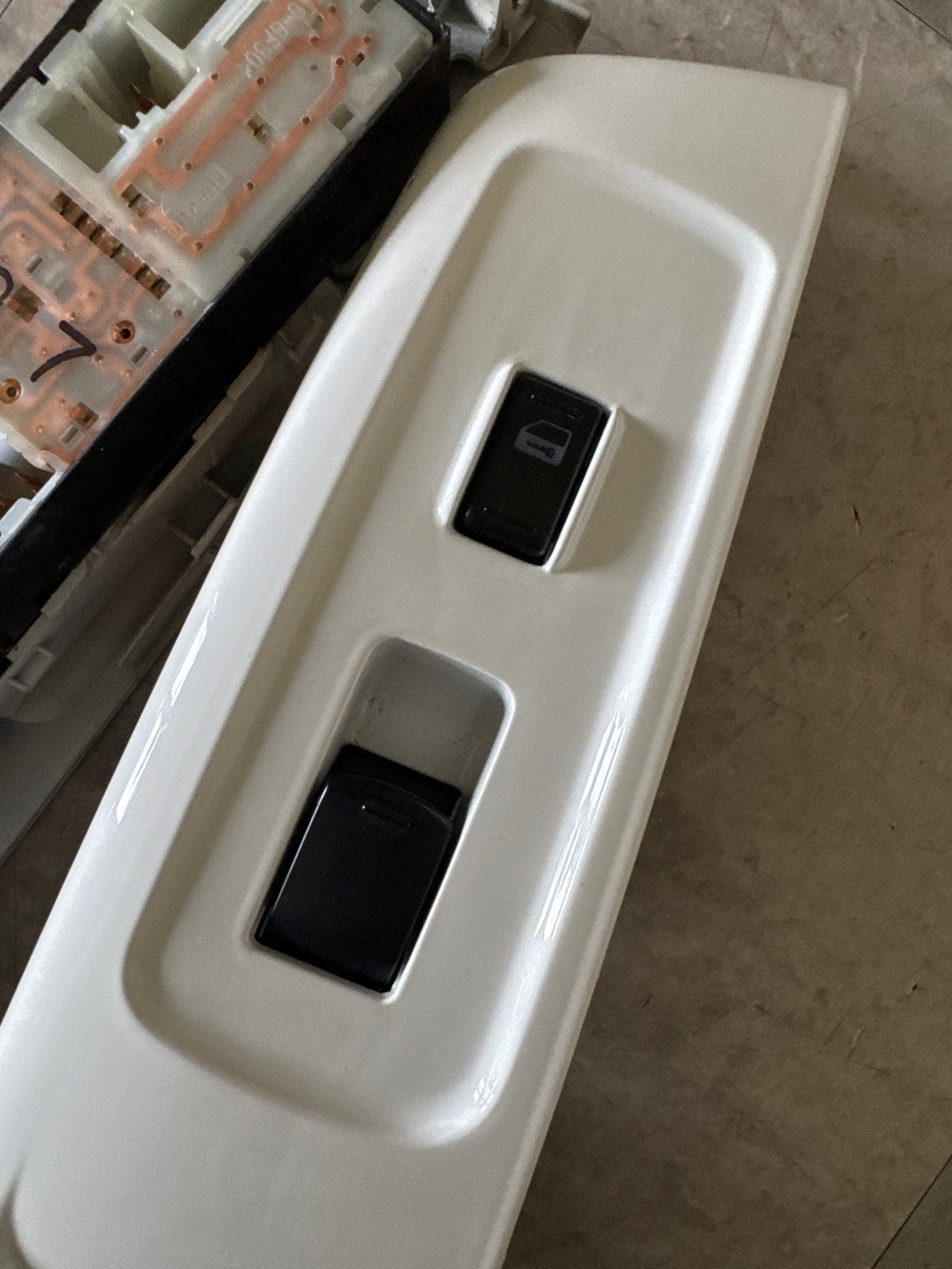 2008-2014 Subaru Impreza WRX STi OEM Front Window Switch Panel Pair White