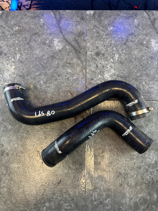 2008-2021 Subaru WRX STi Torque Solution Silicone Upper And Lower Radiator Hoses Black
