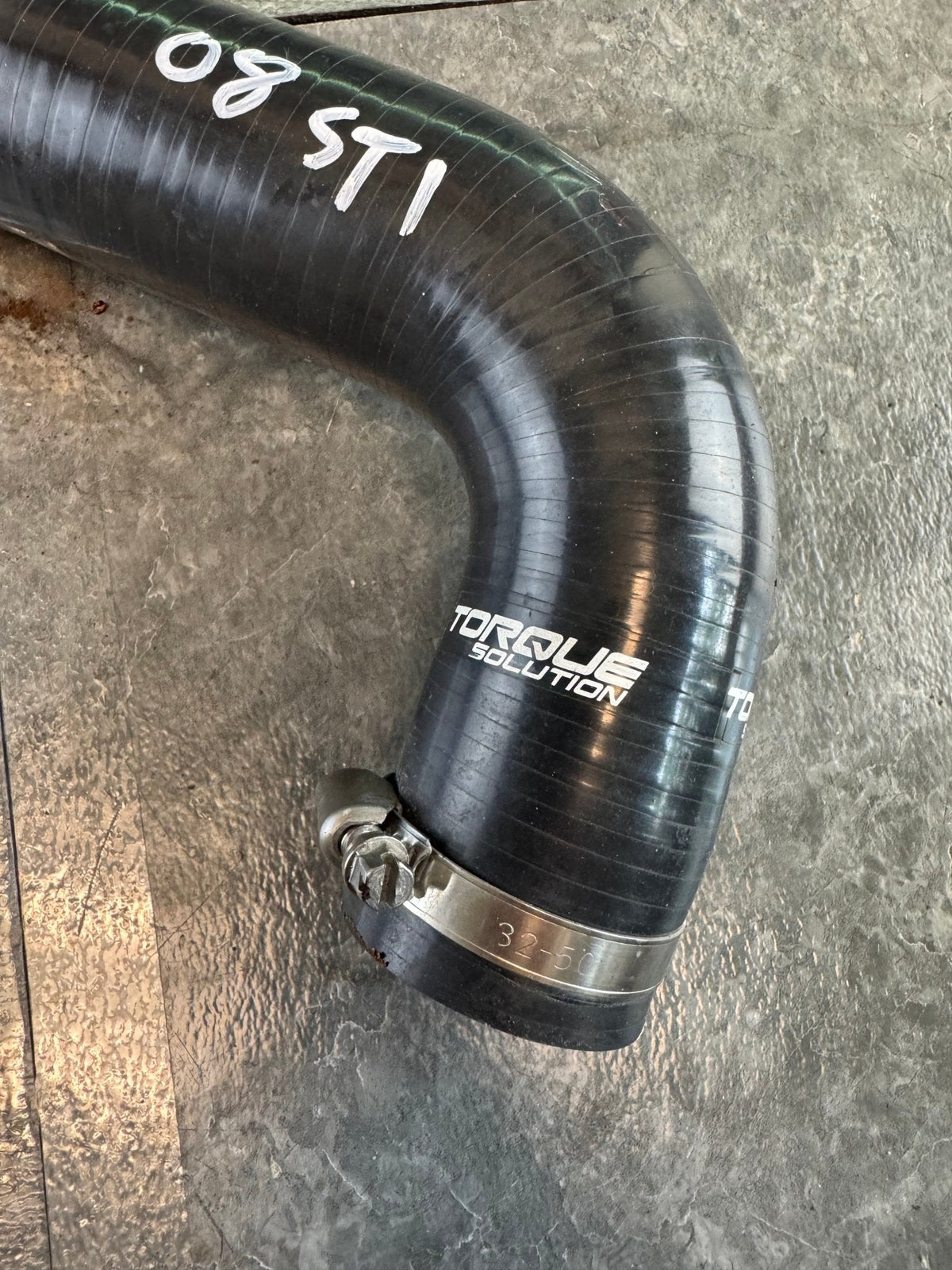 Torque Solution Silicone Radiator Hoses Upper Lower Black 2008-2021 WRX STi