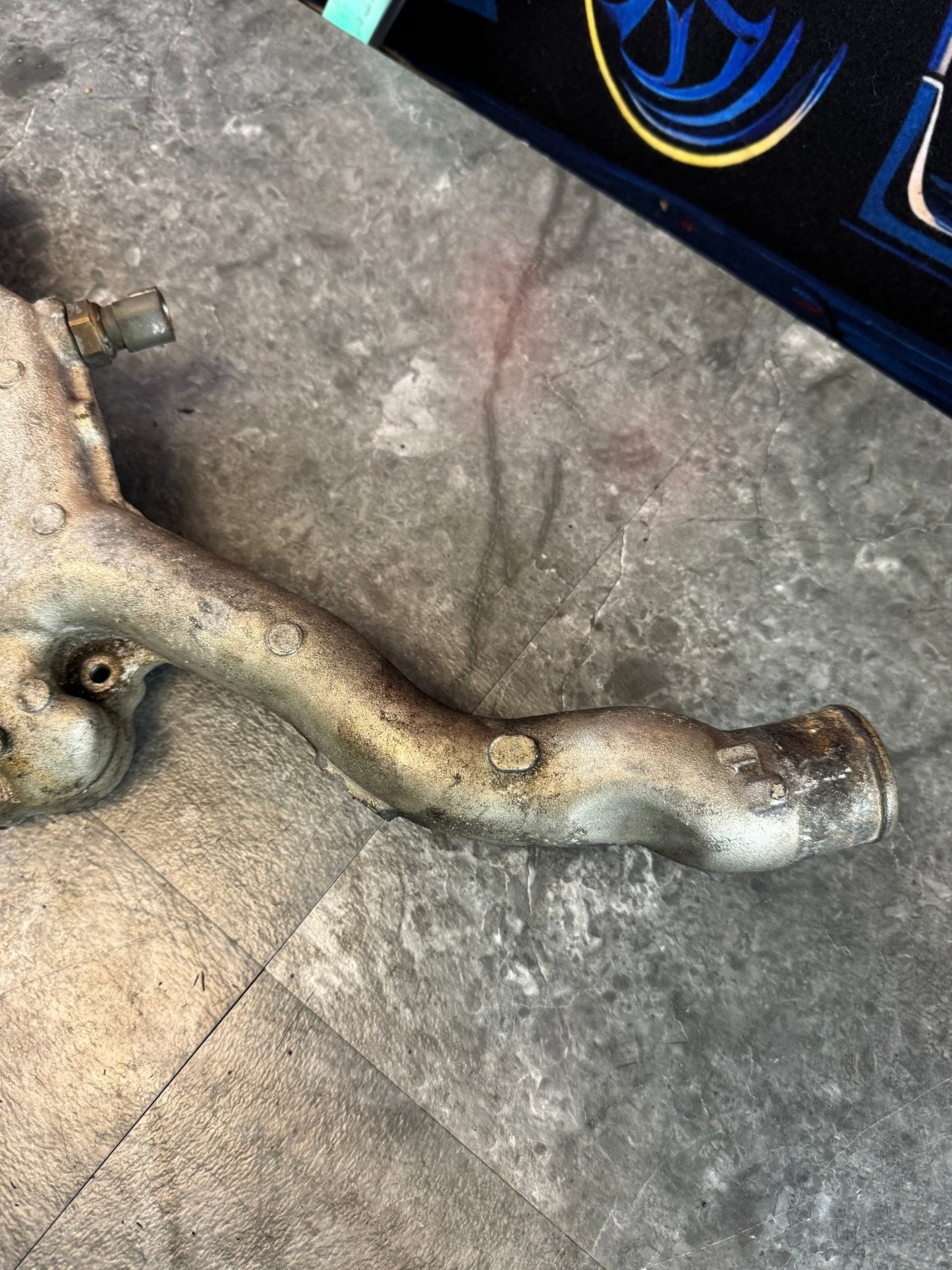 2002-2005 Subaru WRX STi Engine OEM Coolant Crossover Assembly Ej25 Ej20 /