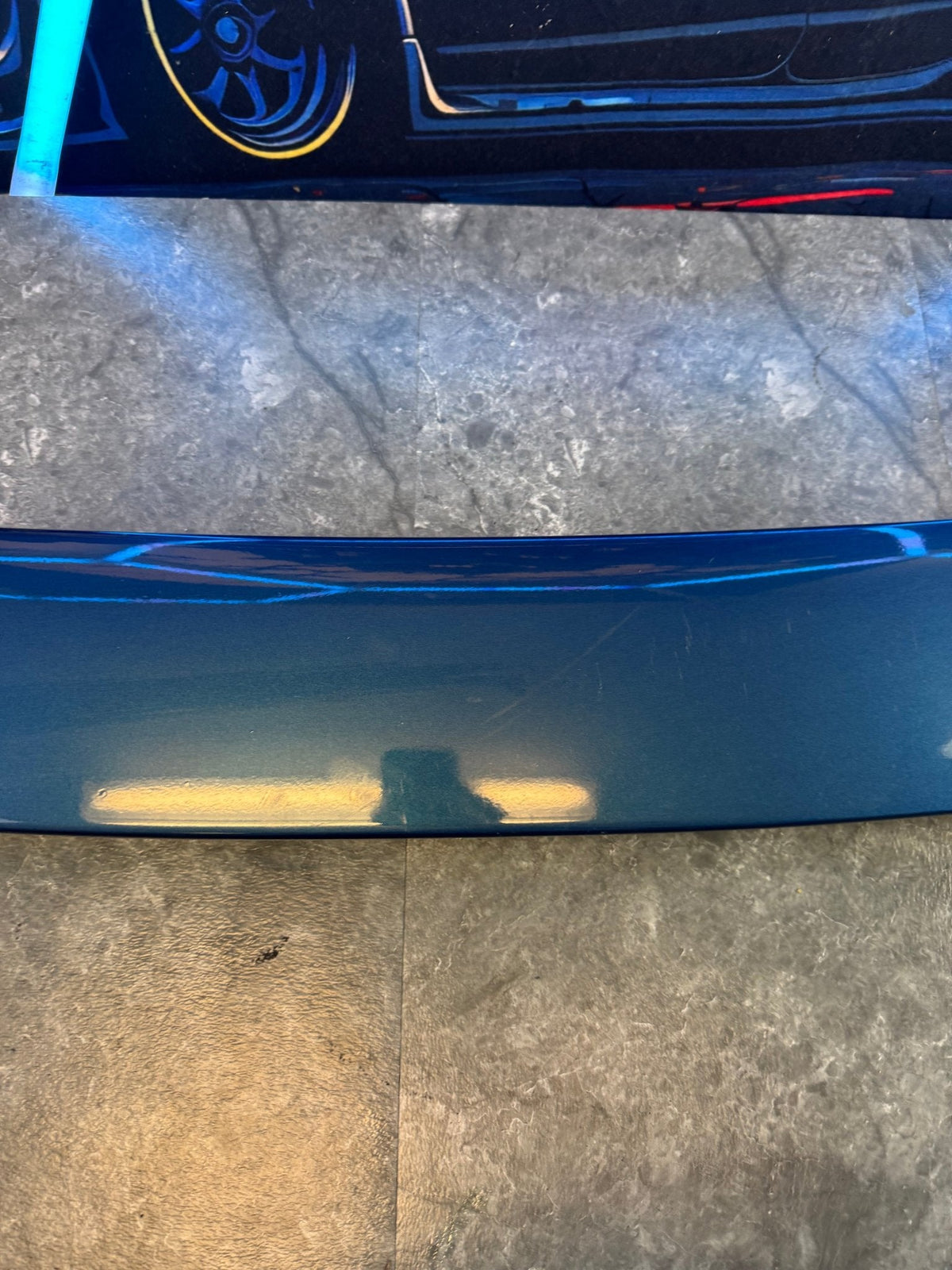 2002-2007 Subaru WRX OEM Wagon Spoiler Wing Assembly Custom Painted (Strut Wall)