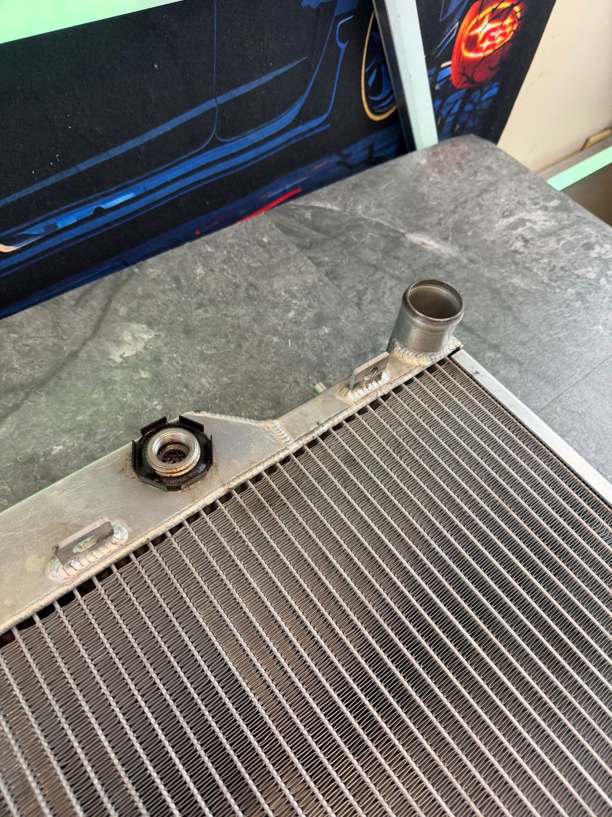 Ron Davis Racing Radiator Twin Row 1" Wide 2008+ Subaru STi WRX EJ257