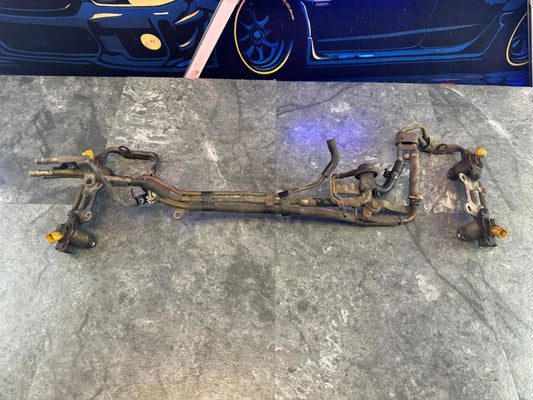 2004-2007 Subaru WRX STi OEM Under Manifold Fuel Lines And Rails With Side Feed Injectors