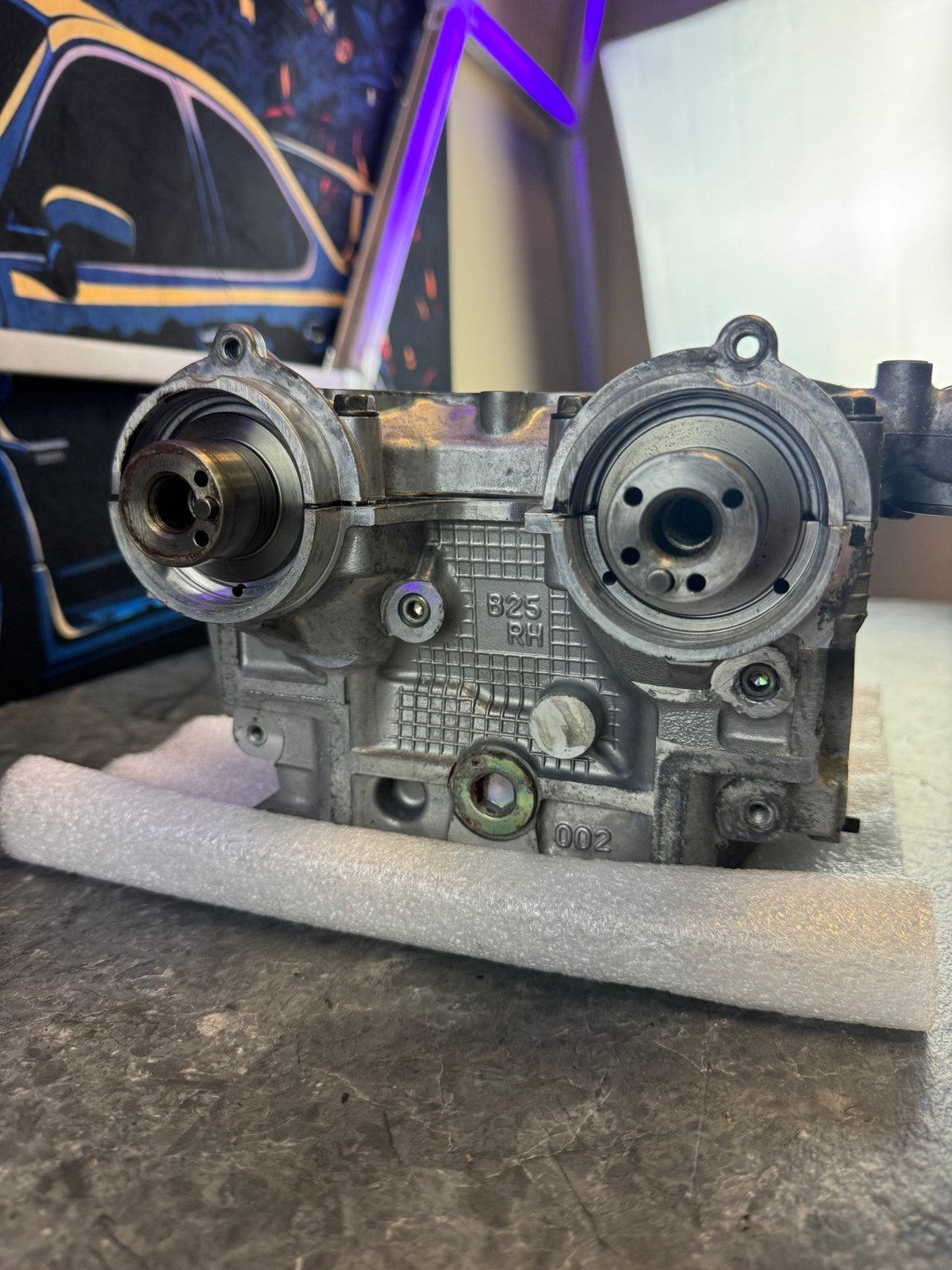 2004-2006 Subaru WRX STi OEM B25 SAVCS Right Cylinder Head Refreshed Tested