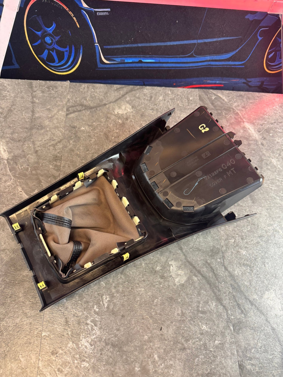 2008-2014 Subaru Impreza WRX OEM Center Shifter Console Trim Boot