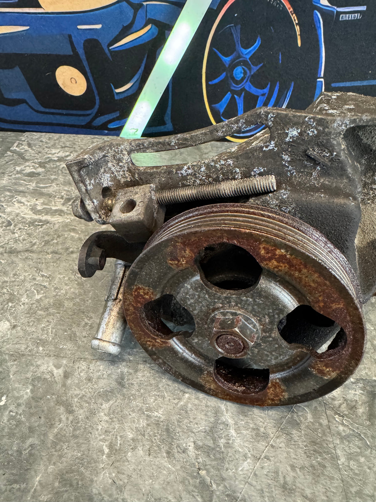 2004-2007 Subaru Impreza WRX STi OEM Power Steering Pump with Mount