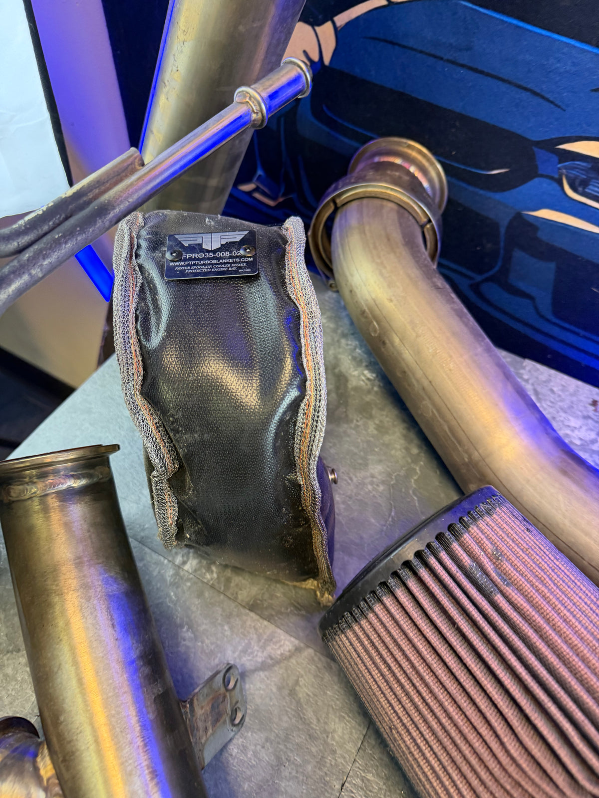 ETS rotated turbo kit 700 + hp 04-07 STi & 02-07 Subaru wrx PTE 6466 gen 2 EWG 2 bolt w: invidia N1 CBE