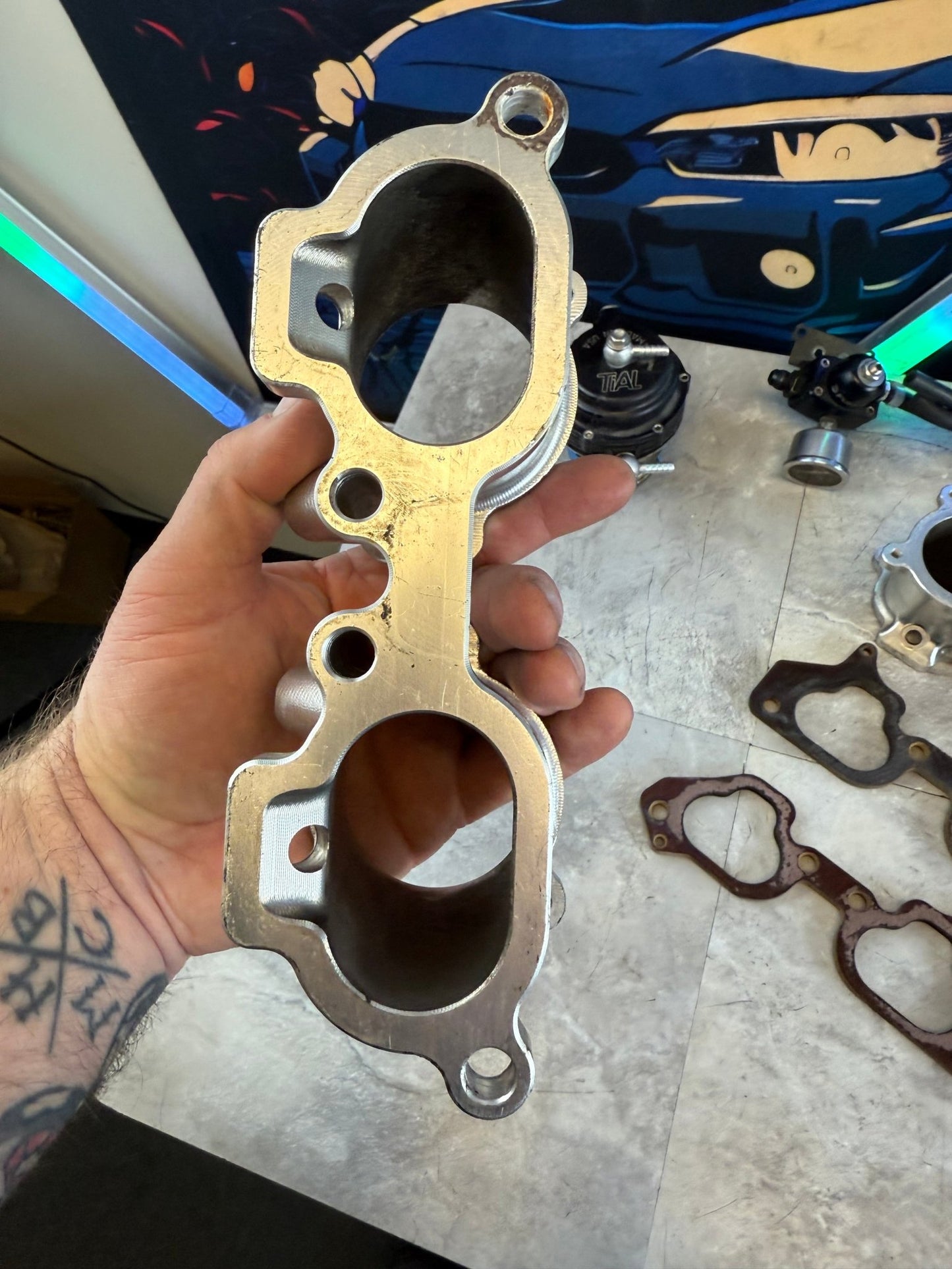 IAG V2 TGV delete blanks blank 2007-2021 Subaru STi 08-14 wrx billet top feed