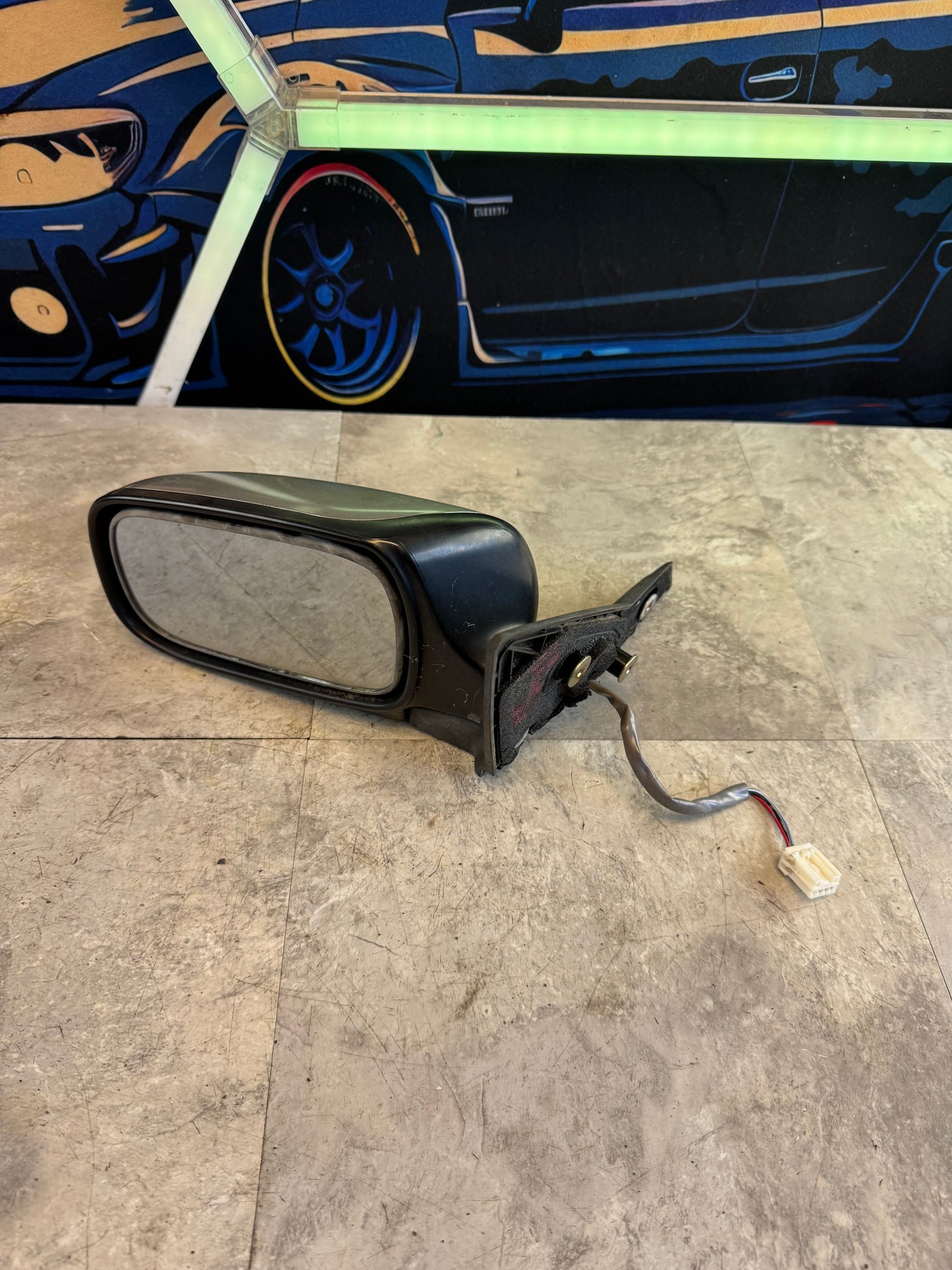 2004-2007 Subaru Impreza WRX STi OEM Black LH LEFT Driver SIDE VIEW Mirror M2