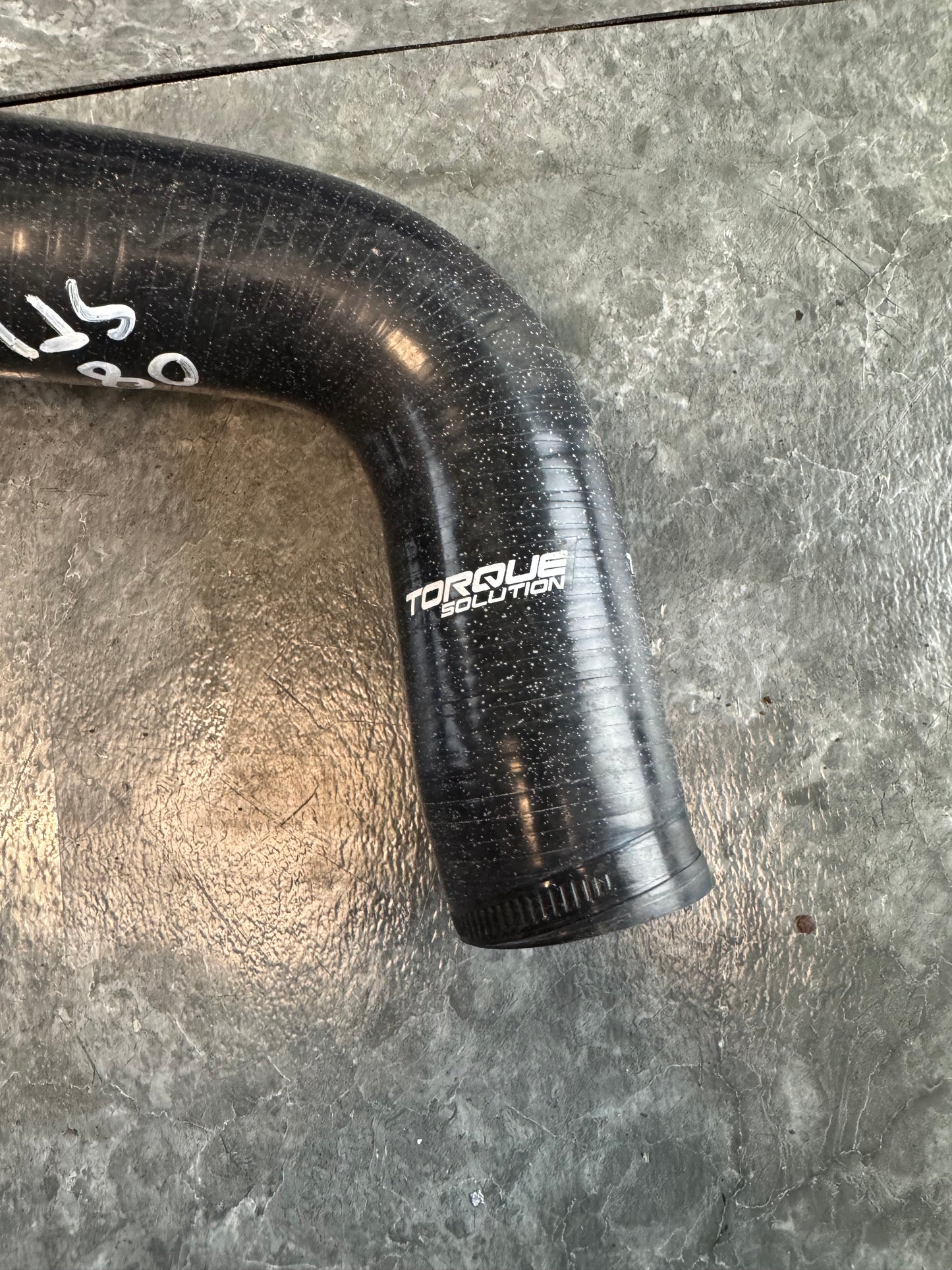 2008-2021 Subaru WRX STi Torque Solution Silicone Upper And Lower Radiator Hoses Black