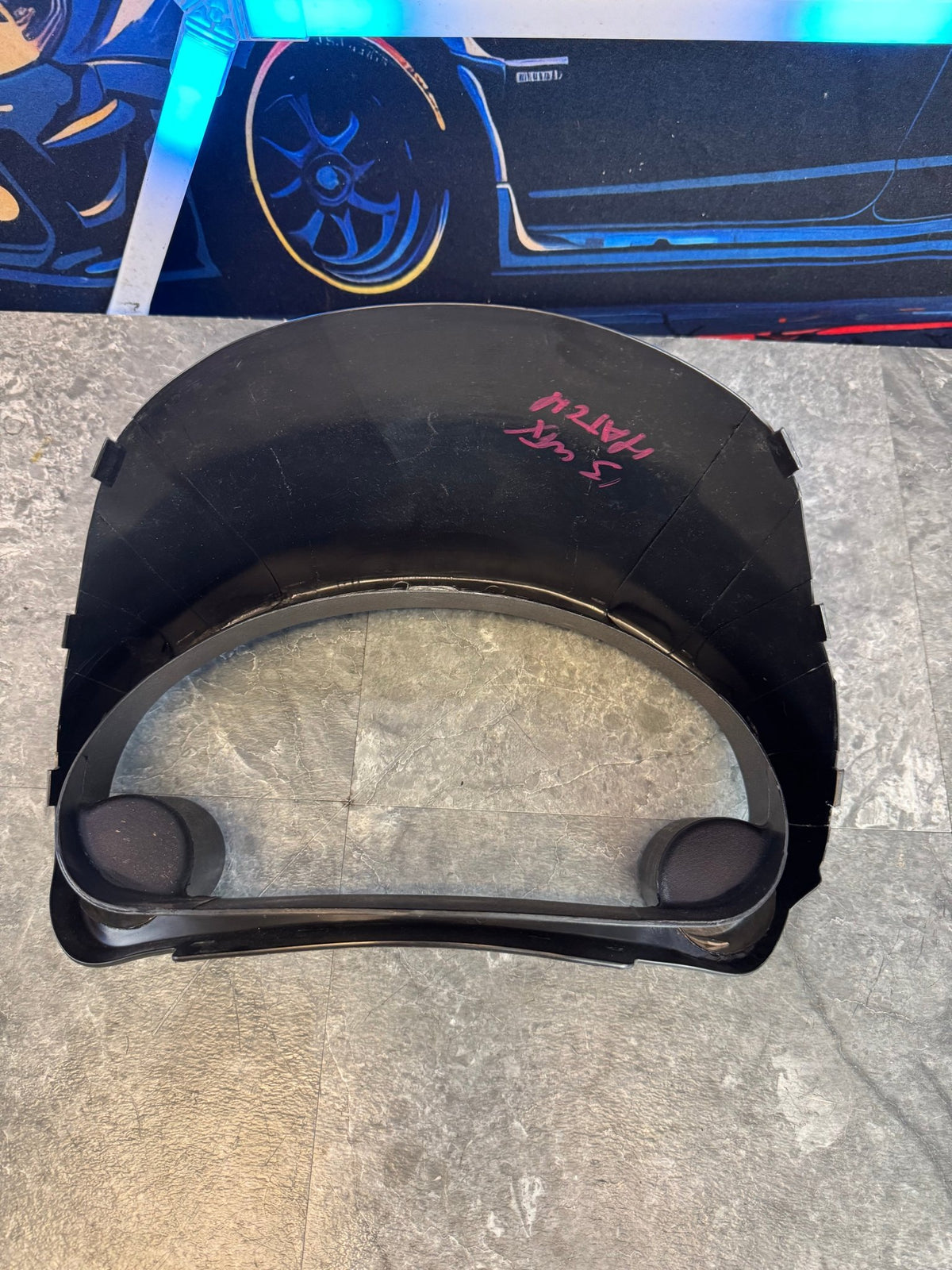 2008-2014 Subaru WRX STi Aftermarket 52mm Dual Gauge Pod Gauge Cluster Trim Surround