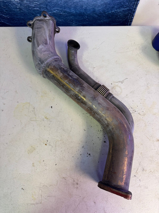 2002-2021 Subaru WRX STi Turbo XS Bellmouth Downpipe With 38mm EWG Recirculation Tube / N5