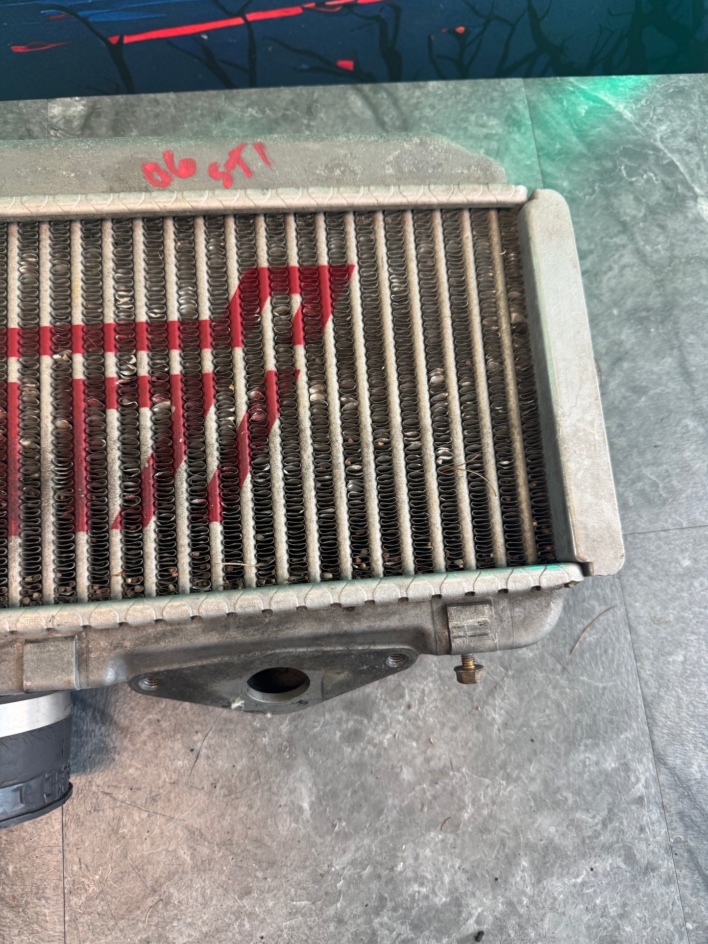 2004-2007 Subaru Impreza WRX STi OEM Top Mount Intercooler Assembly