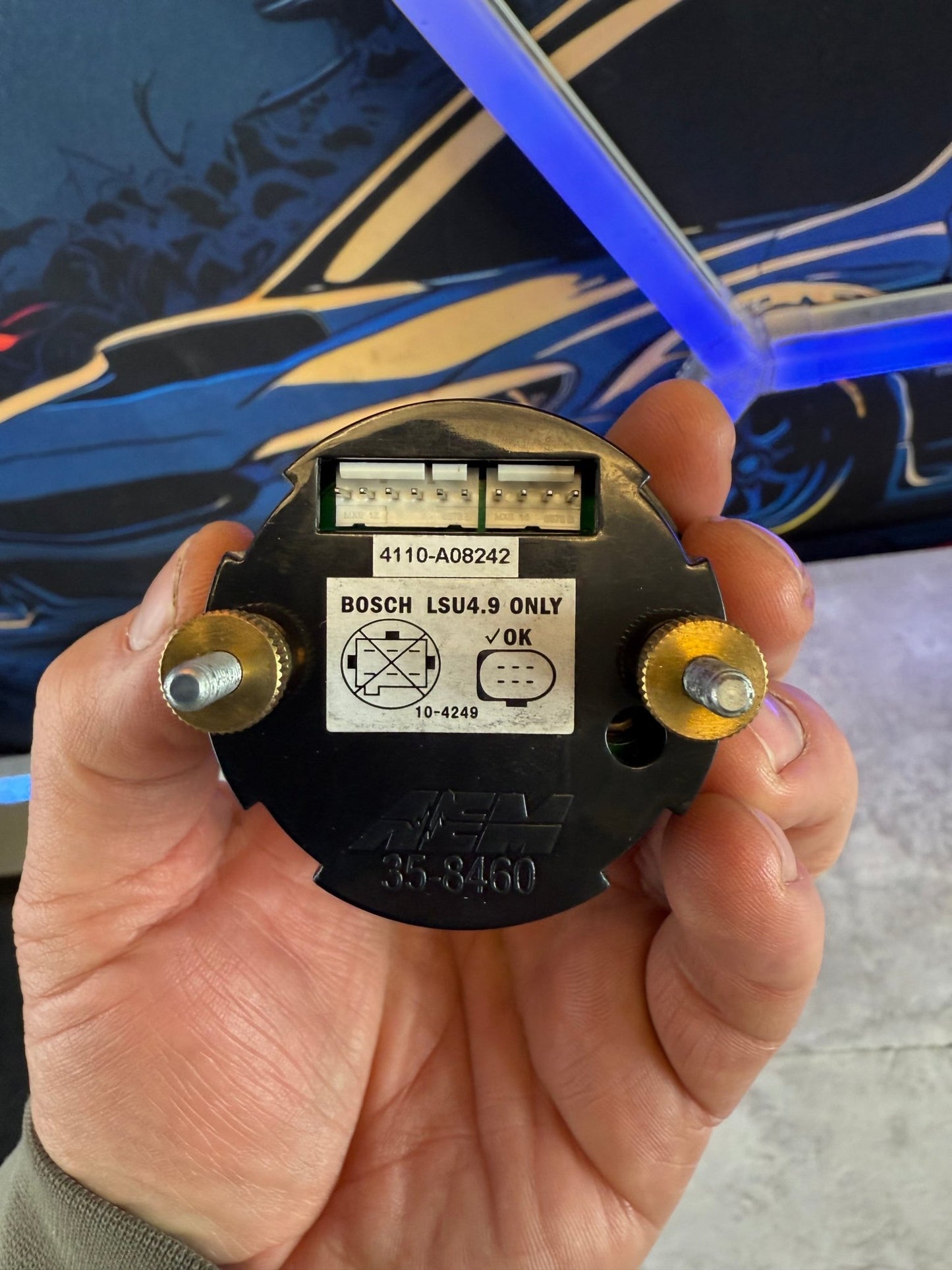 AEM digital wideband 02 sensor gauge Subaru wrx & STi lambda ratio w/ Bosch oxygen sensor