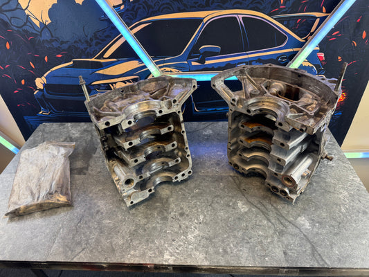 2004-2021 Subaru WRX & STi EJ255 EJ257 EJ 2.5L Engine Block Case Halves Short Block CORE Needs Work