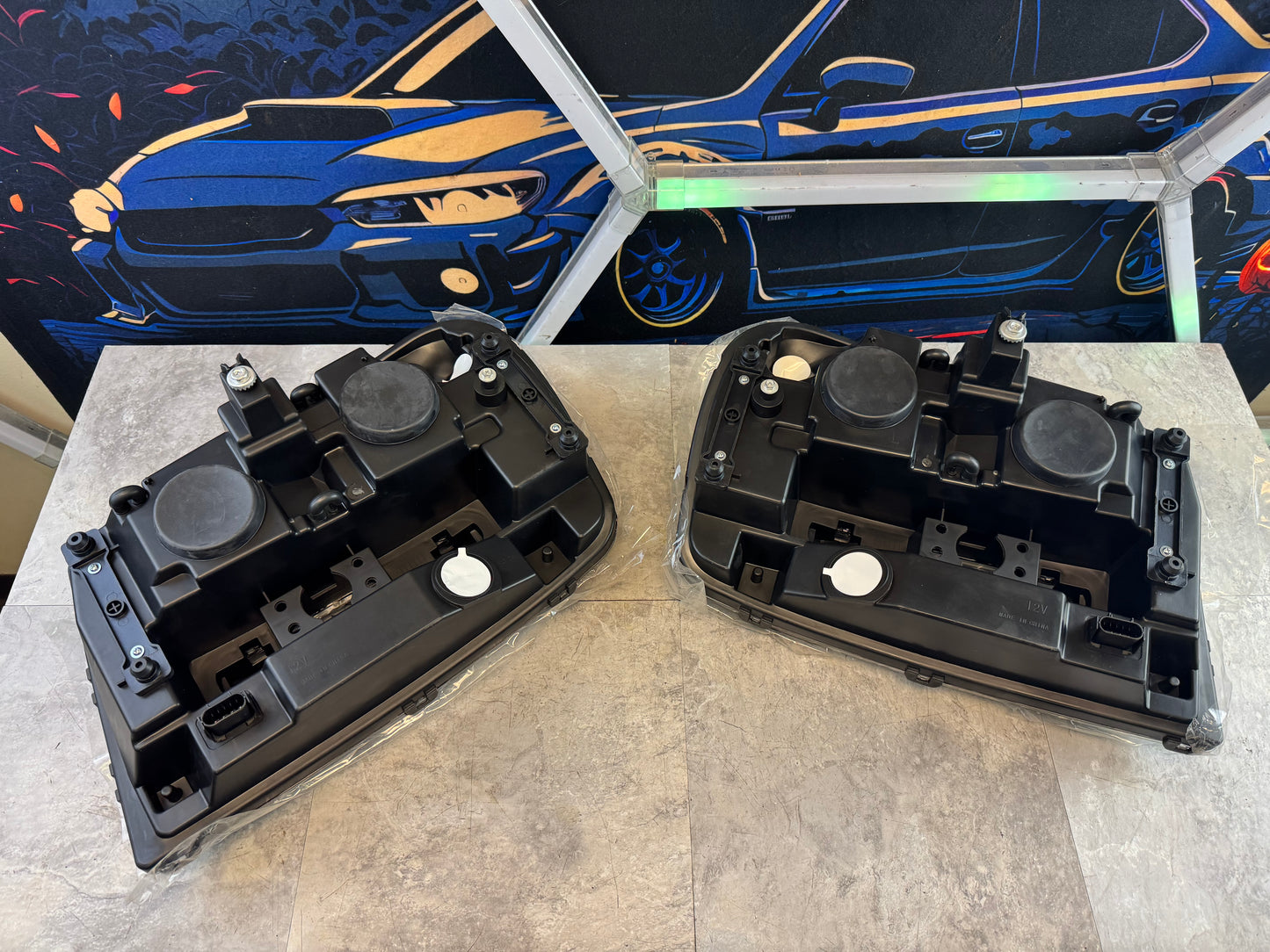 2002-2009 Chevrolet Trailblazer Brand New Aftermarket Headlight Assembly Pair Kit B2