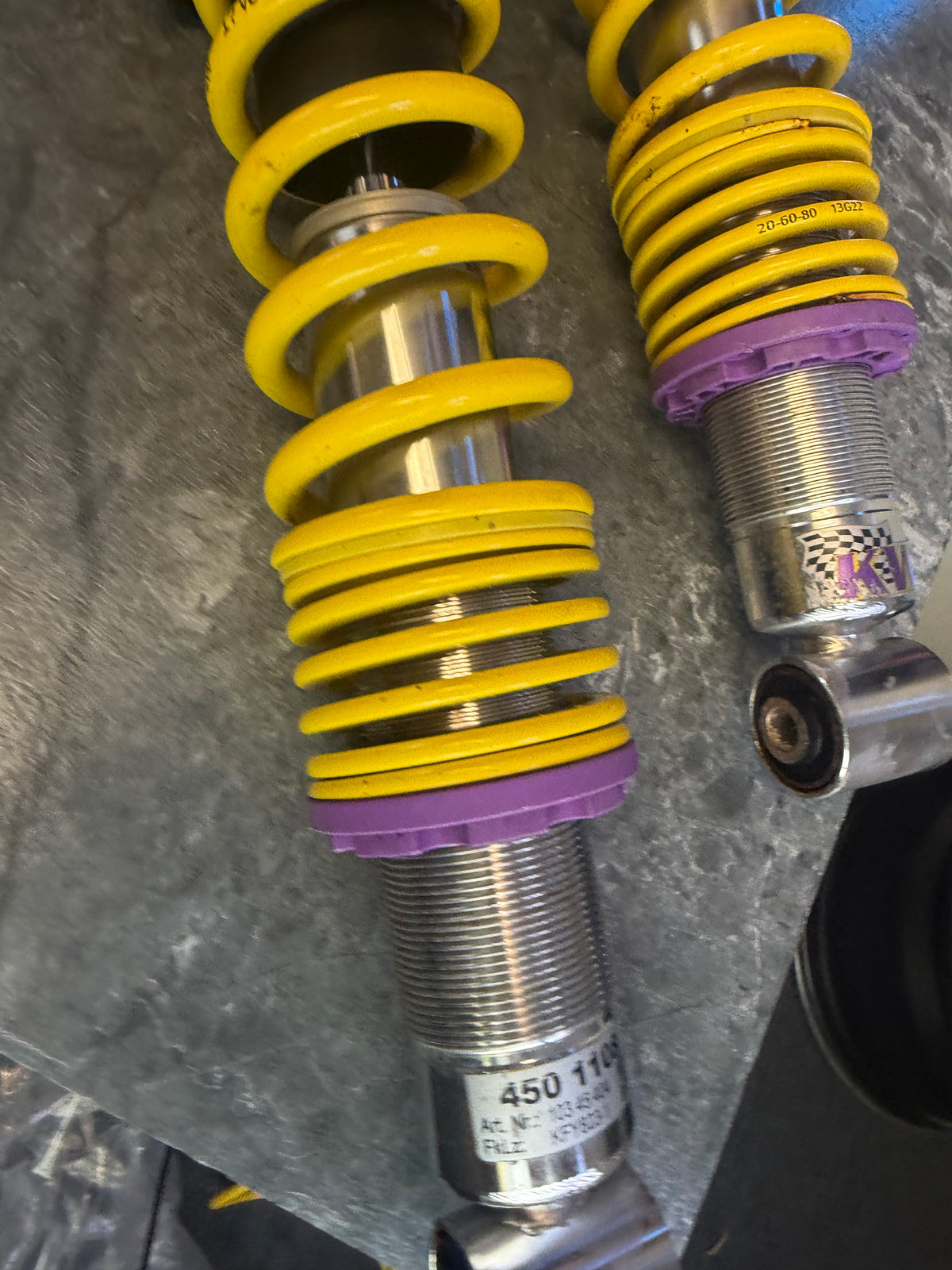KW adjustable coilover suspension 2015-2021 Subaru STi & wrx 5x114 v1