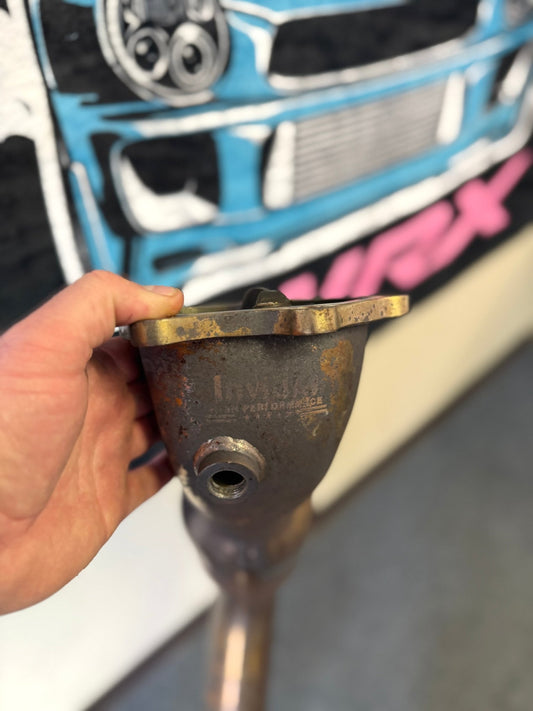 INVIDIA downpipe 3” catted divorced bell mouth 08-21 Subaru STi & 08-14 wrx