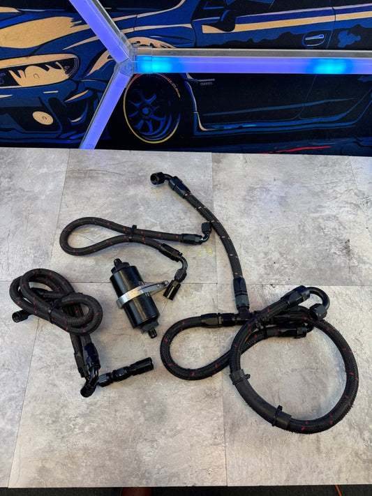 Custom AN-6 And AN-8 Fuel Lines With Aeromotive Inline Fuel Filter