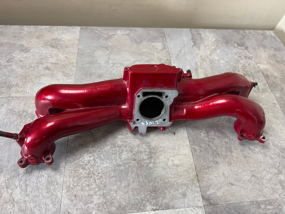 2002-2003 Subaru Impreza WRX Intake OEM Manifold Painted Red