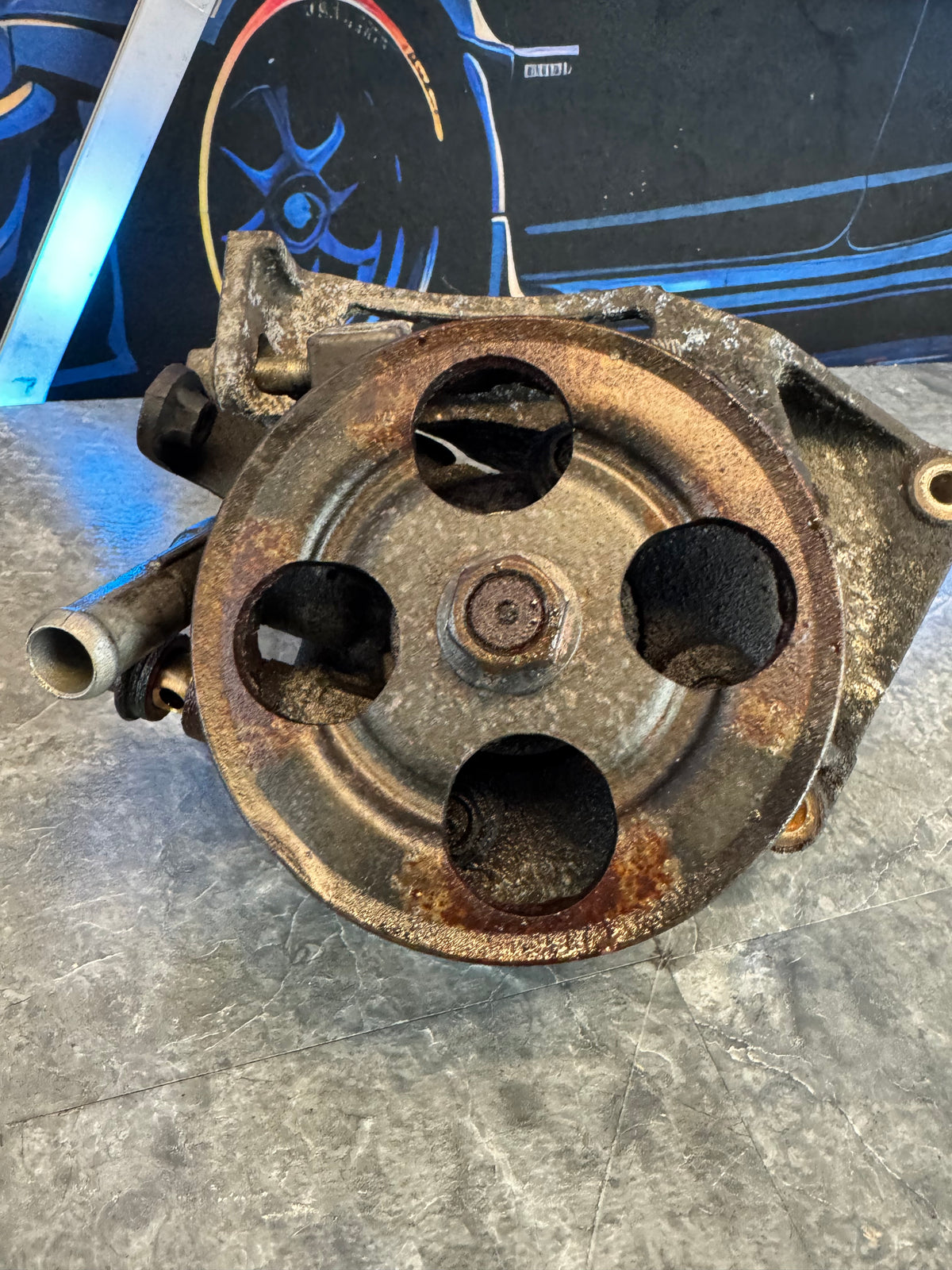 2004-2007 Subaru Impreza WRX STi OEM Power Steering Pump with Mount
