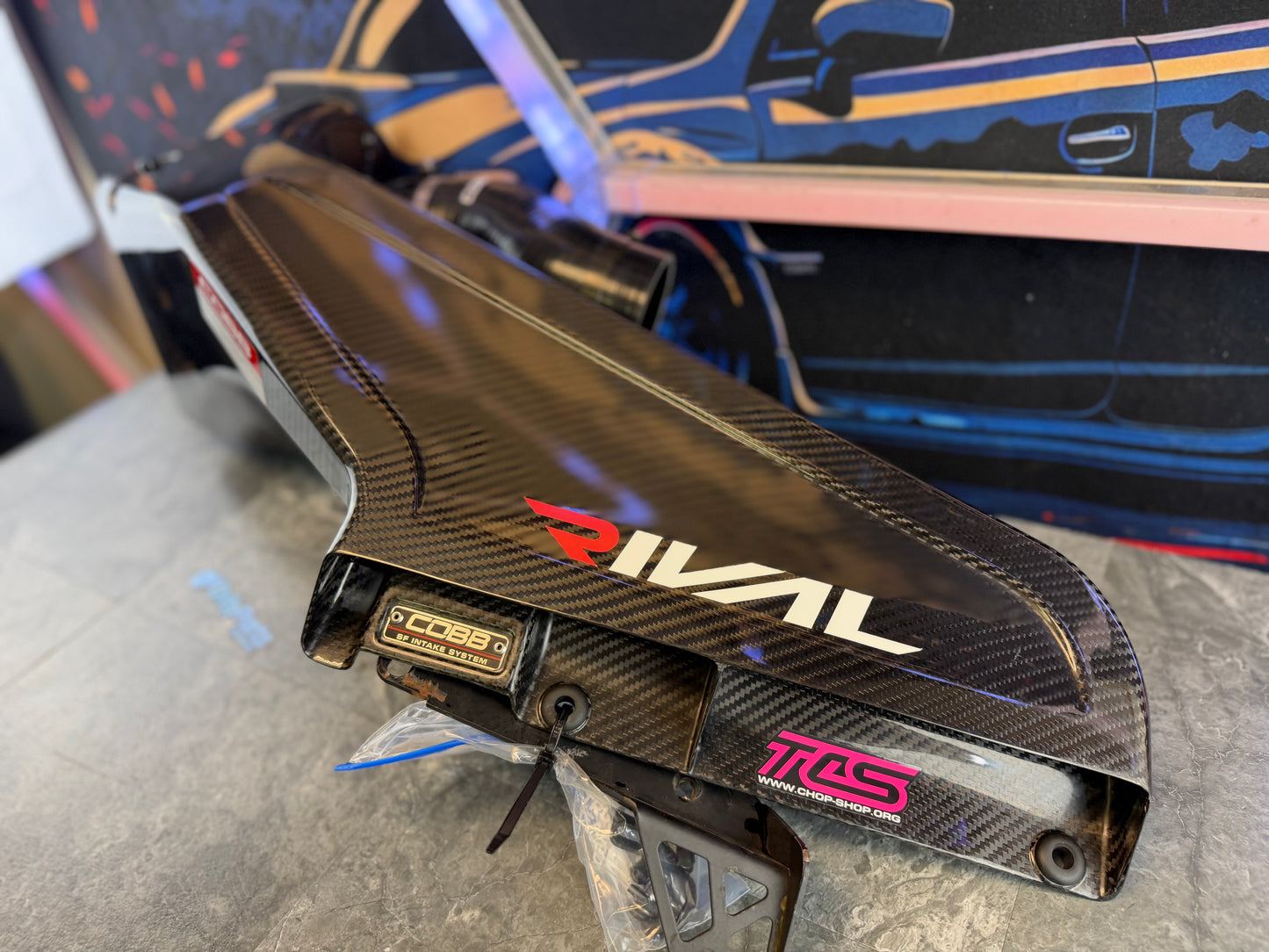 COBB REDLINE CF 15-21 Subaru STi air intake EJ257 carbon fiber w/ after maf hose RAM AIR type RA