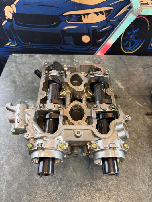 IAG “ race “ SAVCS cylinder heads Subaru STi & wrx GSC S2 cams, CNC port & polish + 1 MM valves , 14 MM drilled