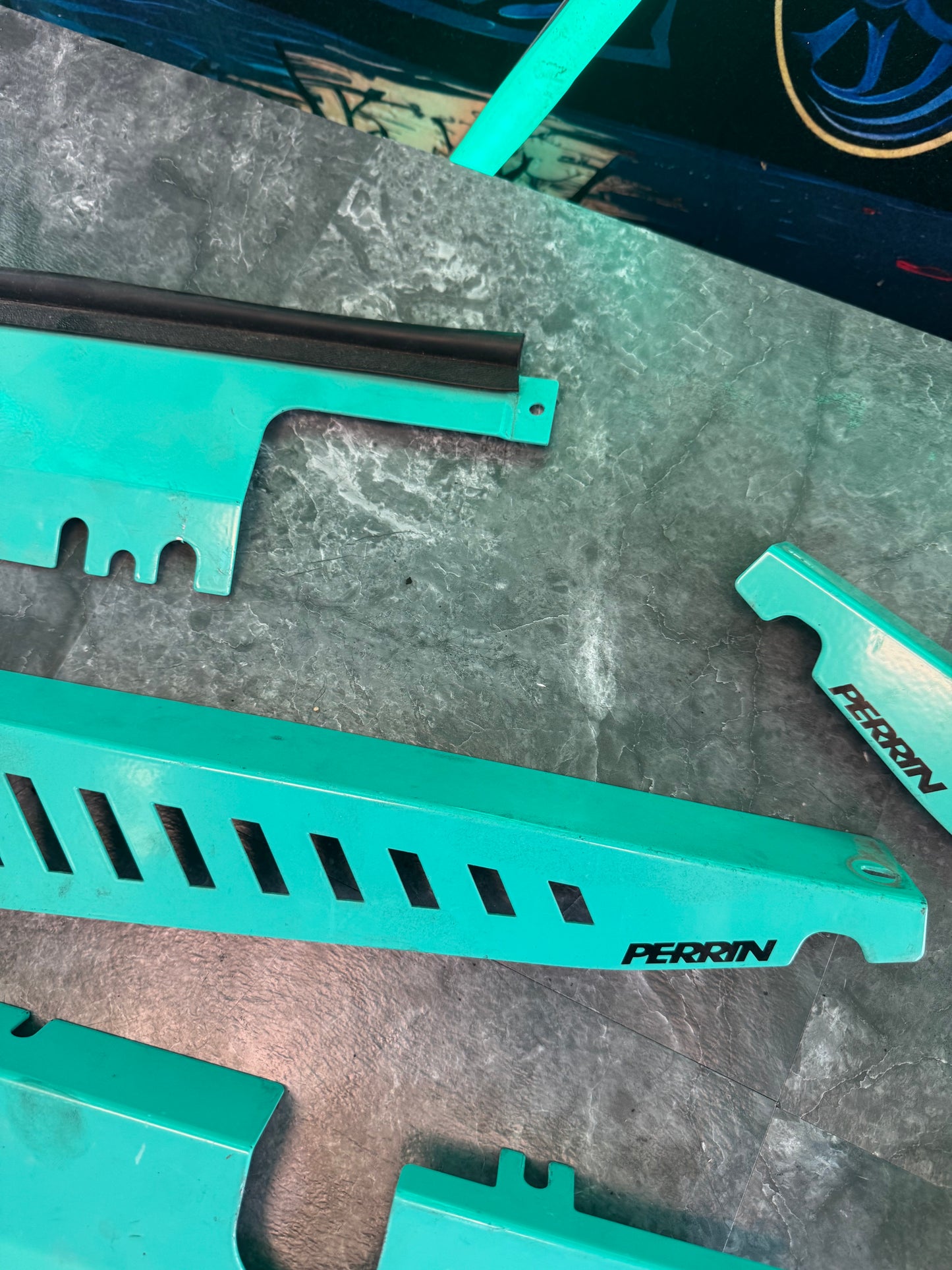 2015-2021 Subaru WRX STi Perrin Engine Dress Up Kit With Radiator Shroud Fender Shroud Belt Cover