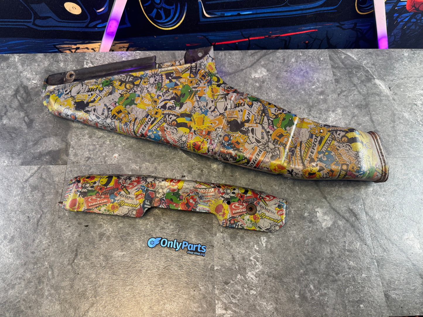 2002-2007 Subaru Impreza WRX STi OEM Custom Hydro Dipped Air Intake Duct And Alternator Belt Cover