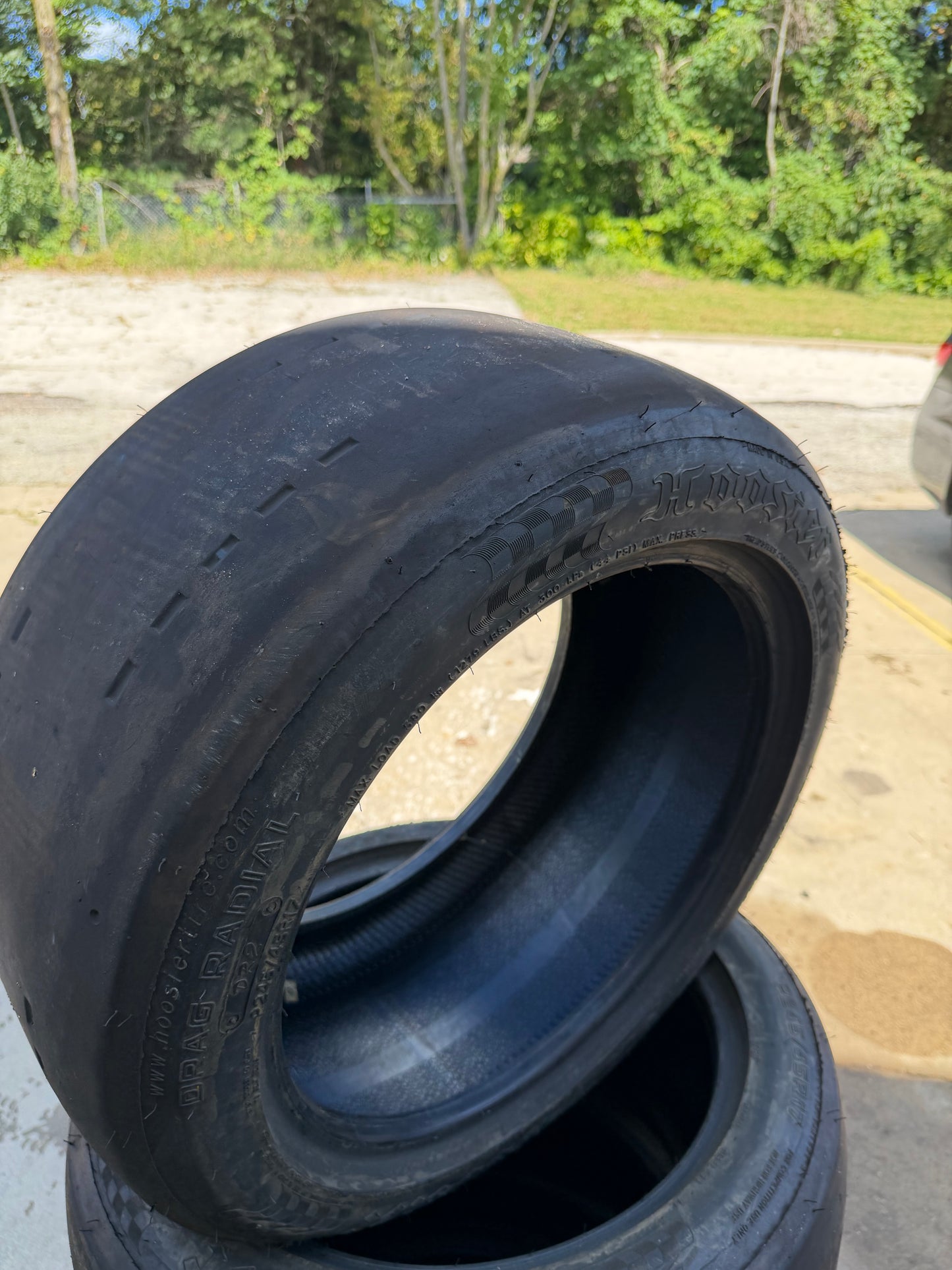HOOSIER DR2 DOT drag radial tires 245/45R17 Subaru STi 26x10
