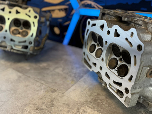 B25 Subaru STi cylinder heads 2004 - 2006 single AVCS SAVCS wrx ej255 legacy gt forester xt