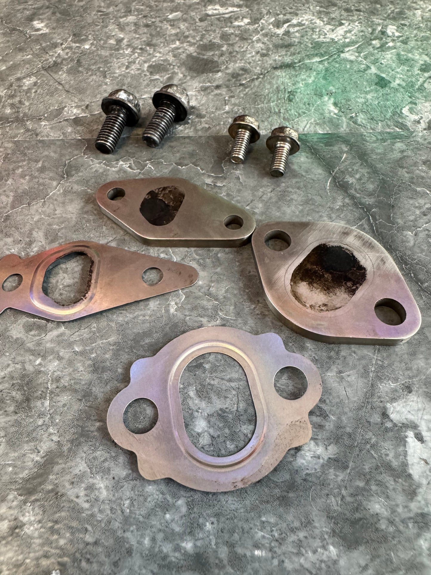 Subaru EJ20 EJ25 Engine EGR Delete Plates Air Pump Deletes With Hardware