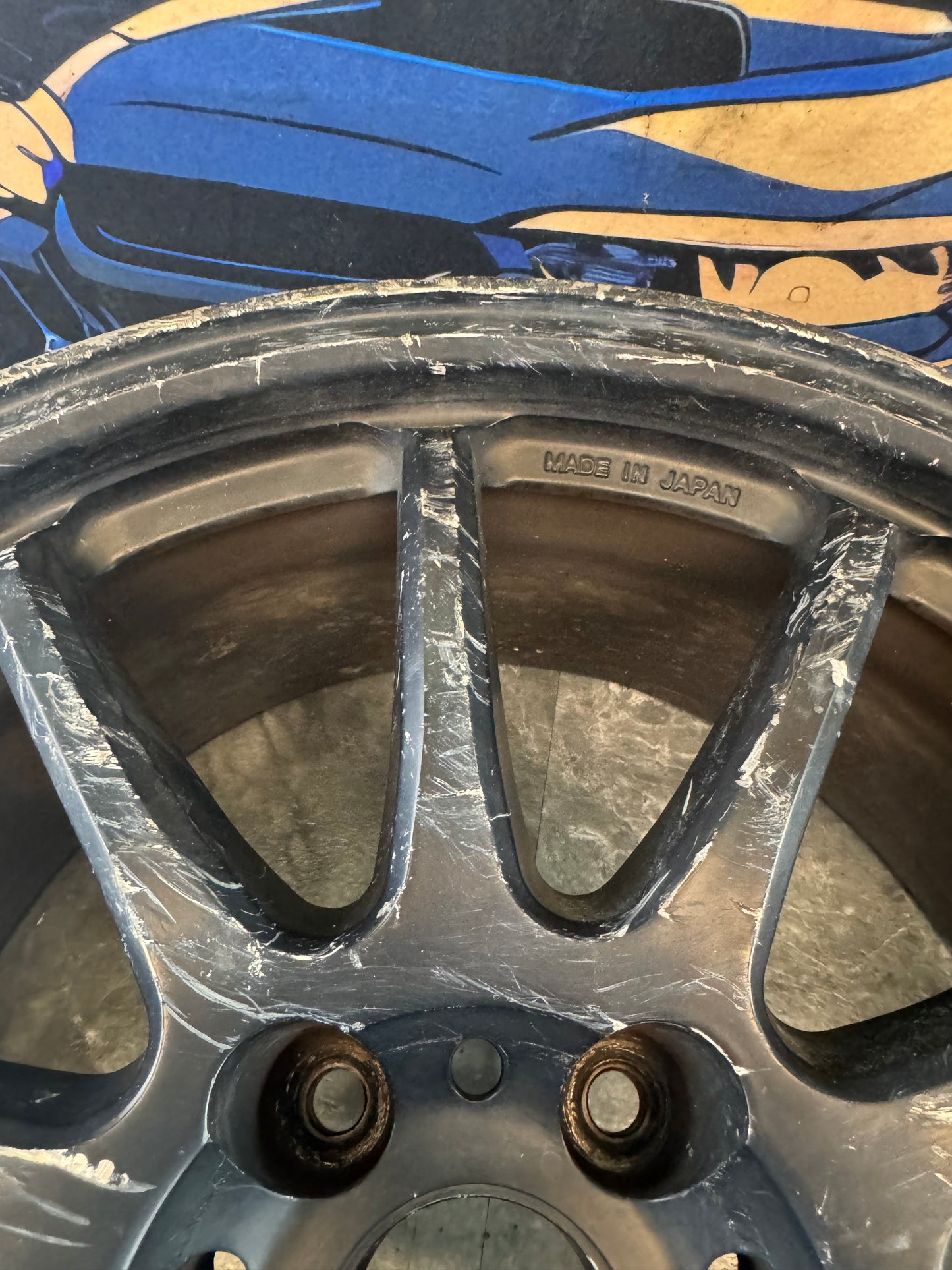 Work Emotion 11r Wheels Set Of 4 Need Refinished 18x8.5 +47 5x114.3
