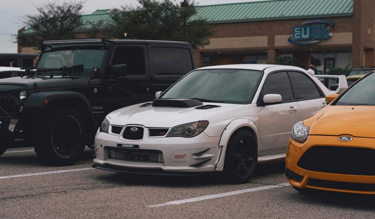 ABW 60 mm fender flares 2006 2007 Subaru & wrx sedan Hawkeye 37j satin white pearl
