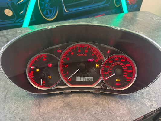 2008-2014 Subaru STi OEM Instrument Gauge Cluster Tested 122k