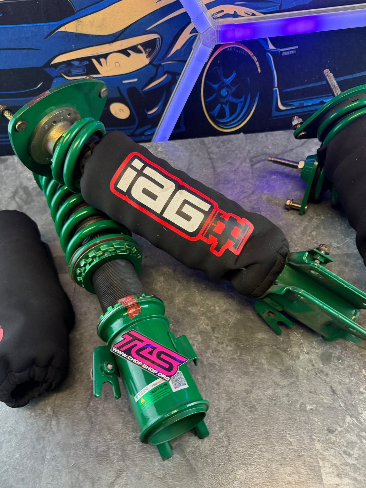 TEIN coilovers 2008 - 2014 Subaru wrx 5x100 adjustable w: iag bags FLEX Z
