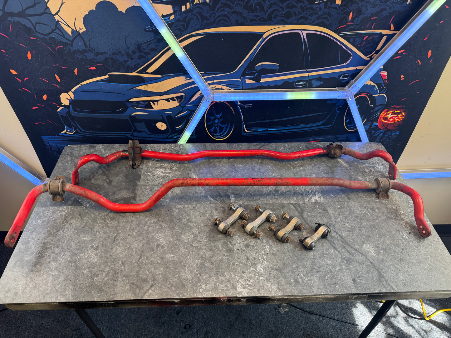 2004-2007 Subaru WRX STi Eibach Front And Rear 25mm Swaybar With End Links