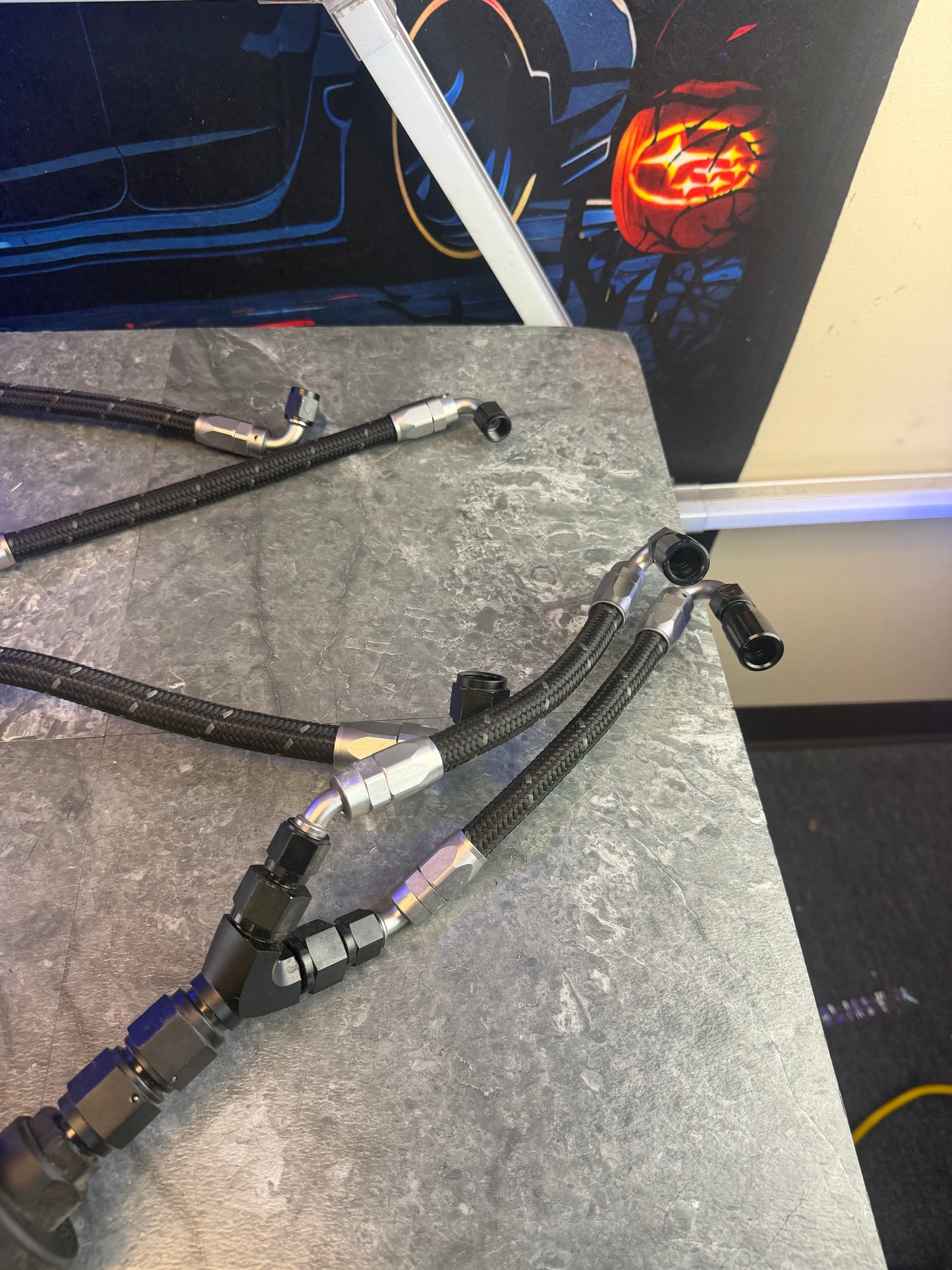 Under hood fuel kit Subaru STi & wrx w/ radium rails , filter , FPD , areomotive FPR and Cobb pre greenspeed flex fuel kit