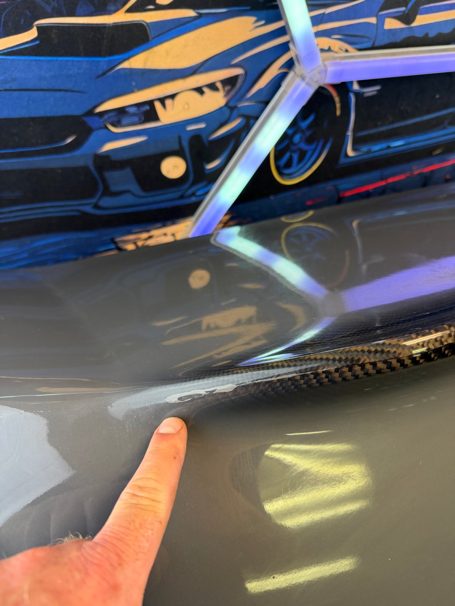 VIS “ demon “ Subaru carbon fiber trunk w/ duckbill wing gurney flap 2002-2007 wrx & Impreza Sedan 04-07 STi