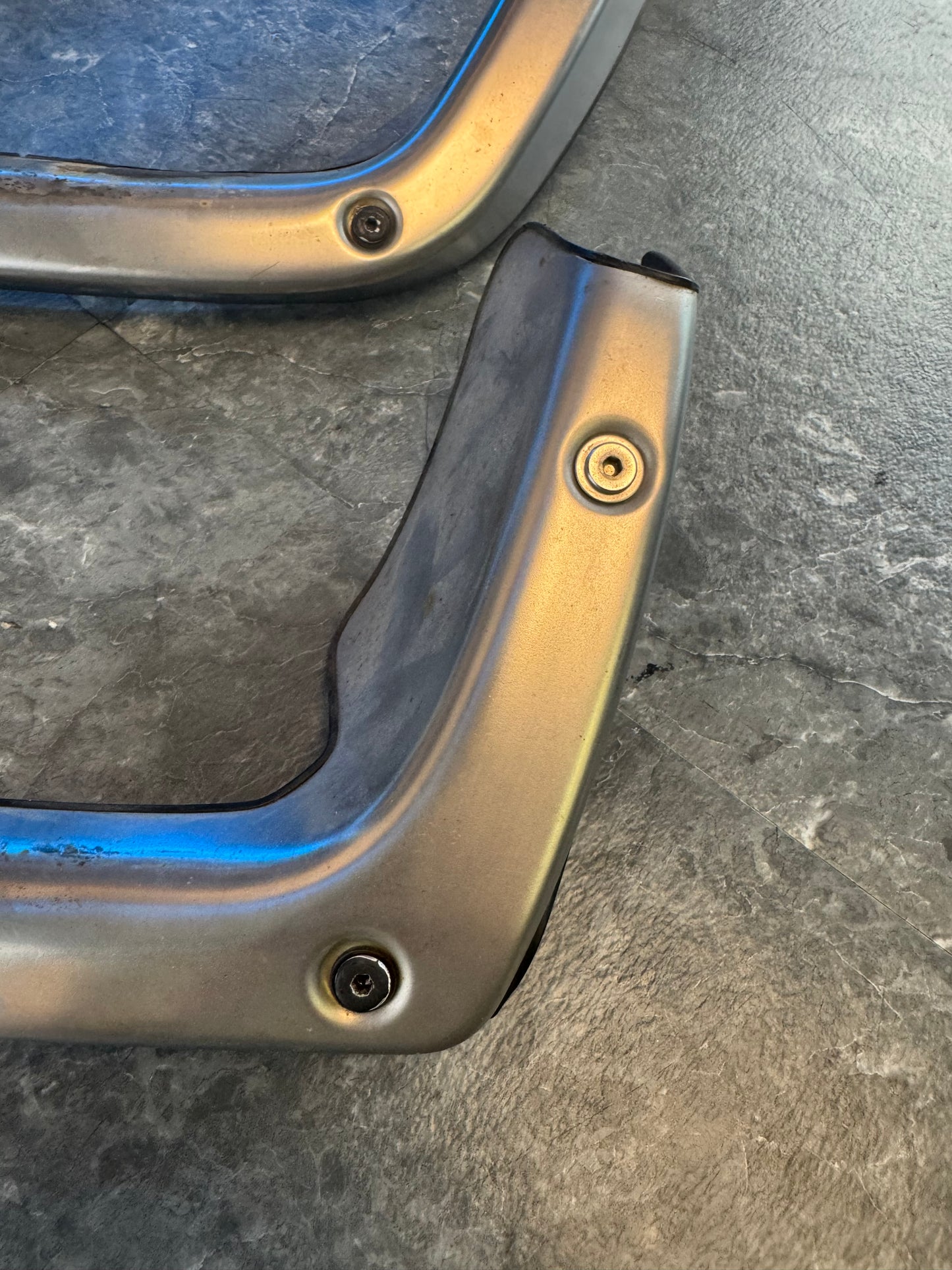 2008-2014 Subaru WRX STi Hatchback Aftermarket Stainless Steel Exhaust Covers Trim