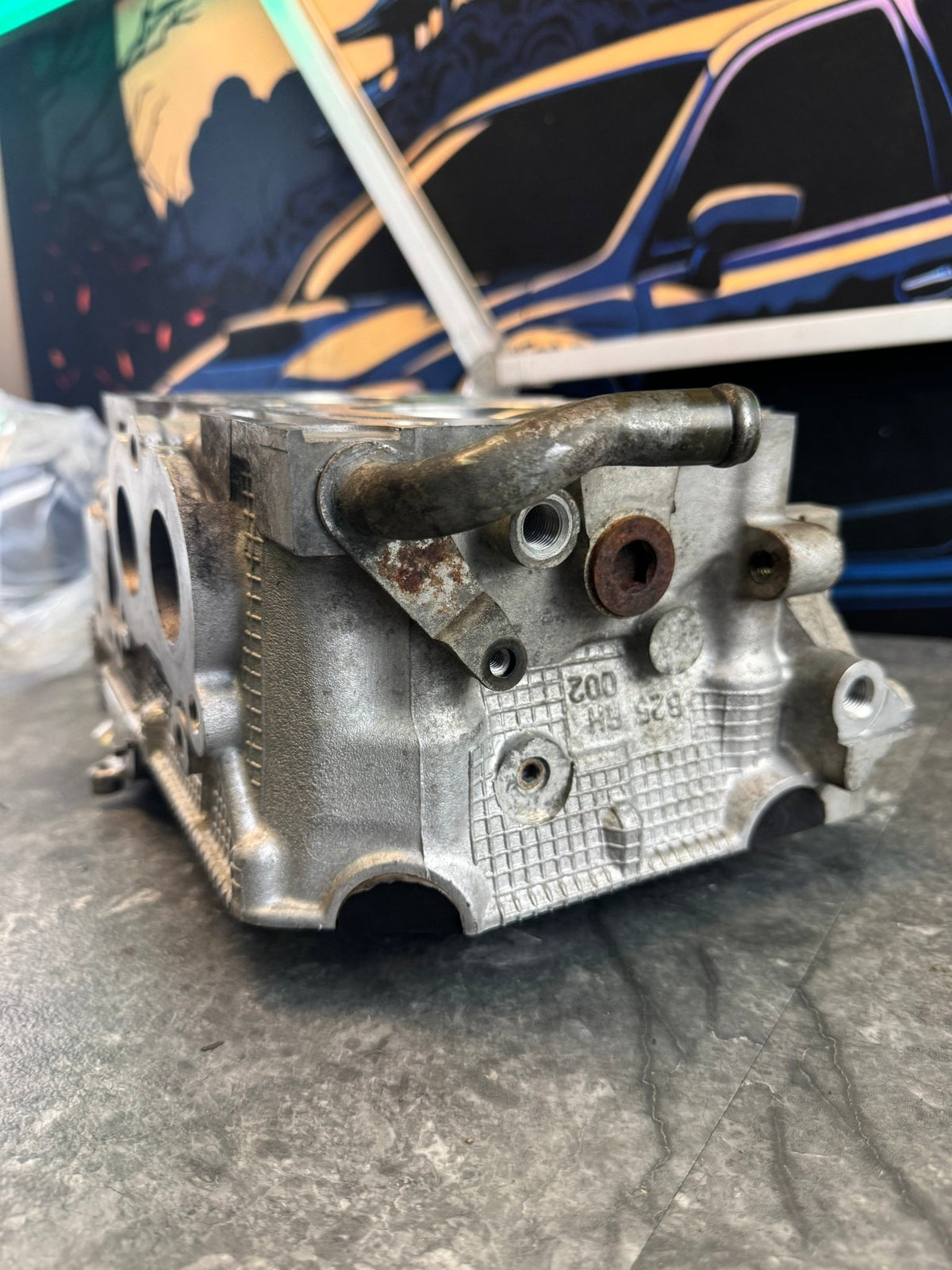2004-2006 Subaru WRX STi OEM B25 SAVCS RH Side Right Side Head Assembly Refreshed Cut And Tested
