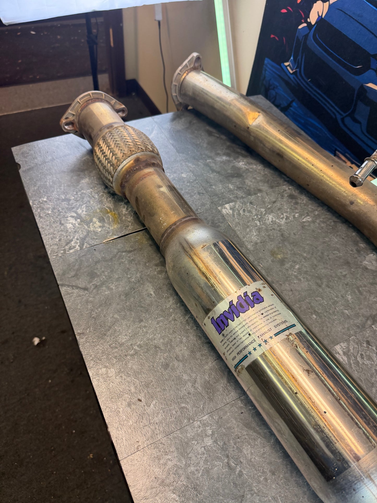 Invidia n1 CBE catback exhaust system 02-07 wrx 04-07 Subaru STi SS 3” “ street “