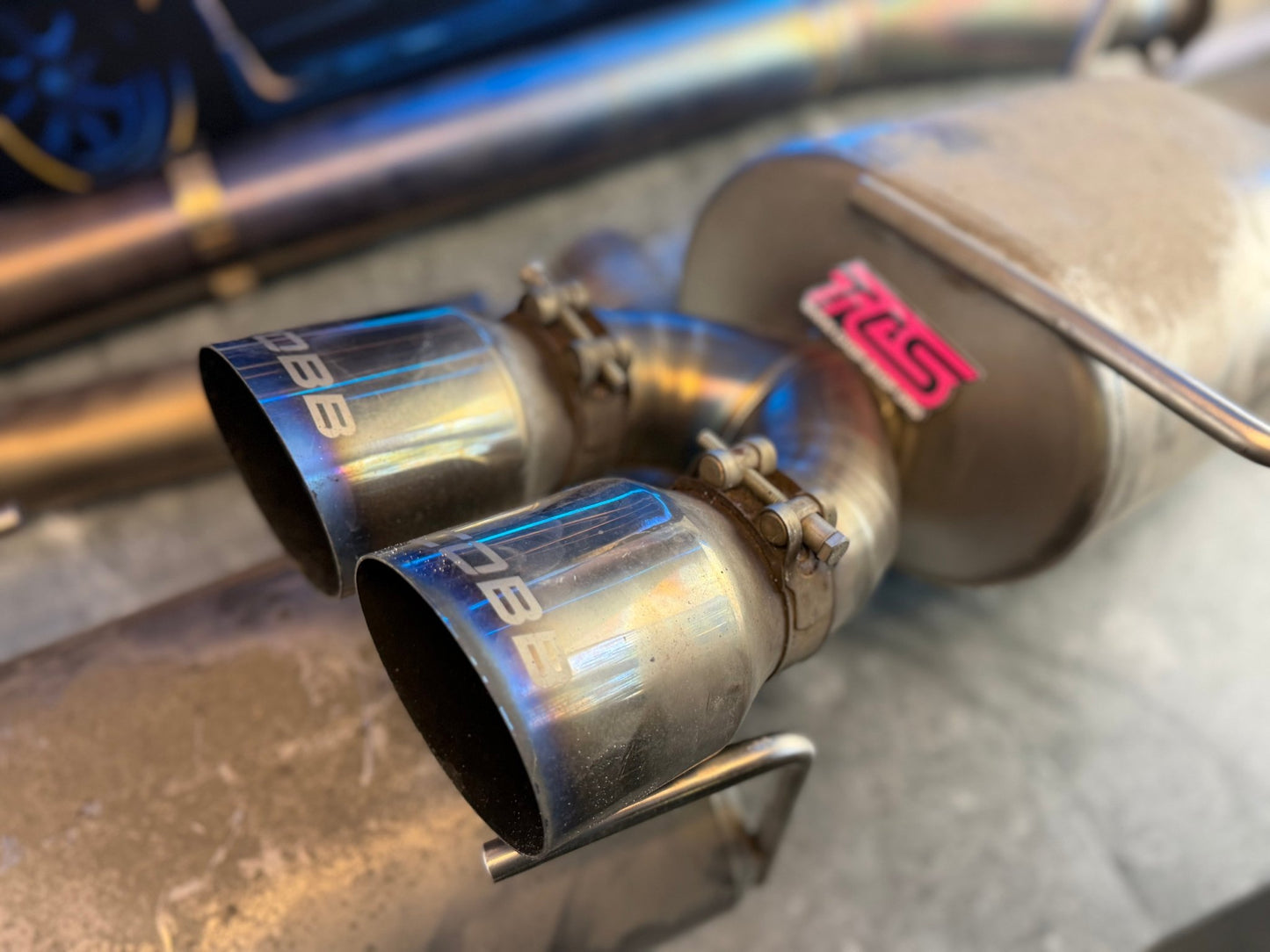 COBB TUNING 2011 - 2021 Subaru sti & wrx FULL TI titanium catback exhaust quad tip