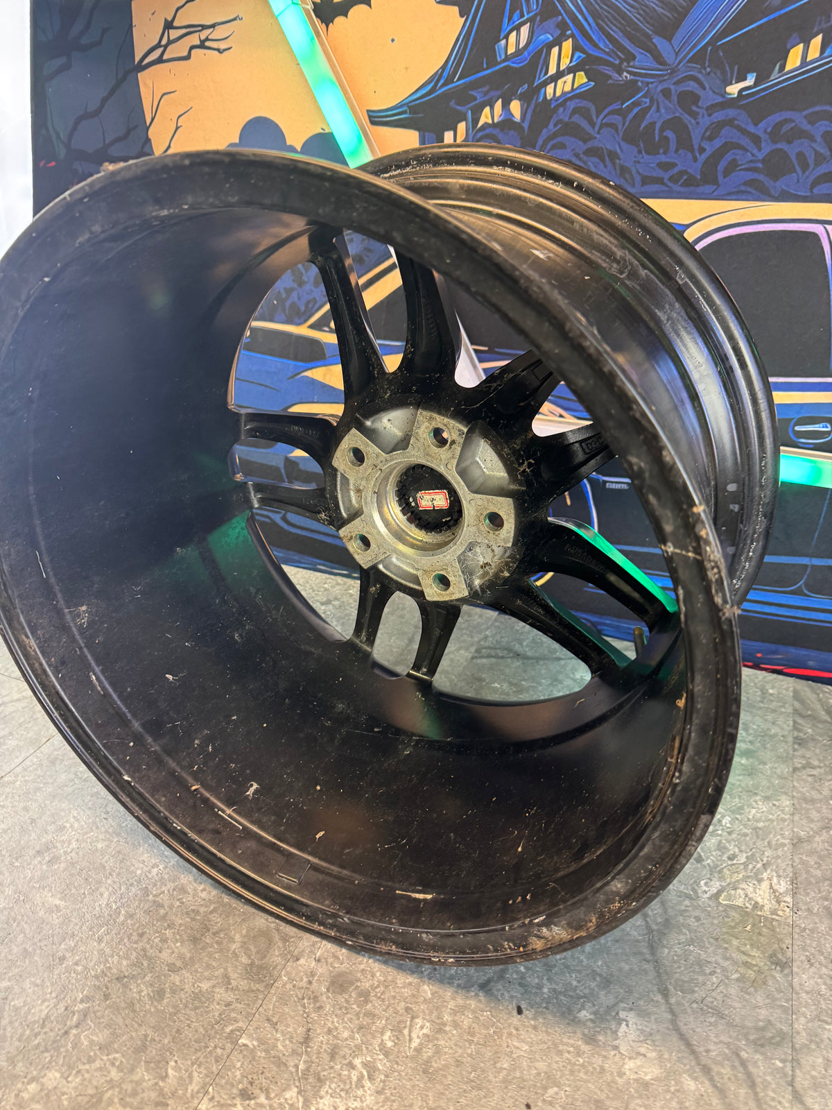 Aftermarket OE CV27 C7 Corvette Stingray Style Wheels Set Of 4 17x9.5 +54 5x120.65
