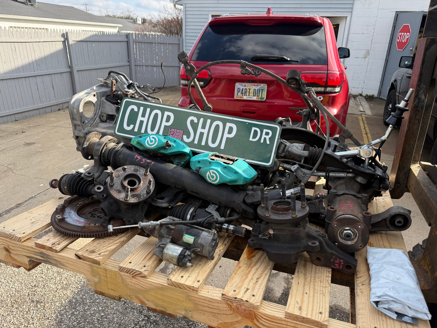 2015 USDM Subaru STi 6 speed six manual gearbox transmission swap package for 08-14 wrx w/ rear brembos