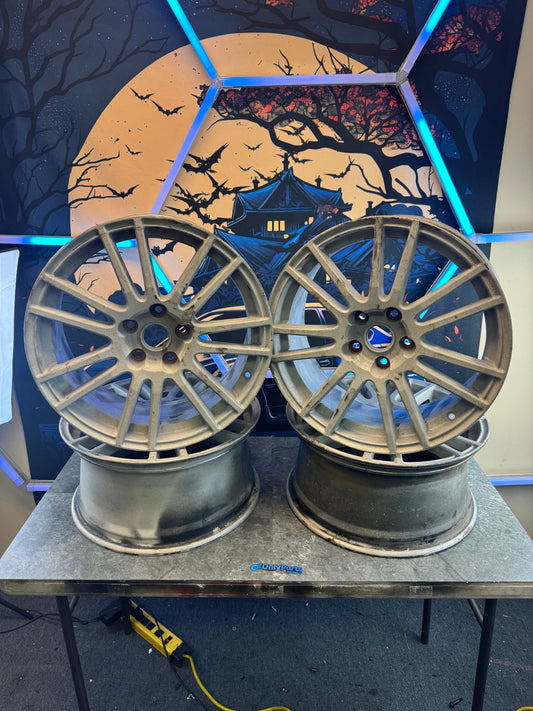 2012-2014 Subaru WRX STi OEM STi Enkei Wheels Rims No Tires Set Of 4