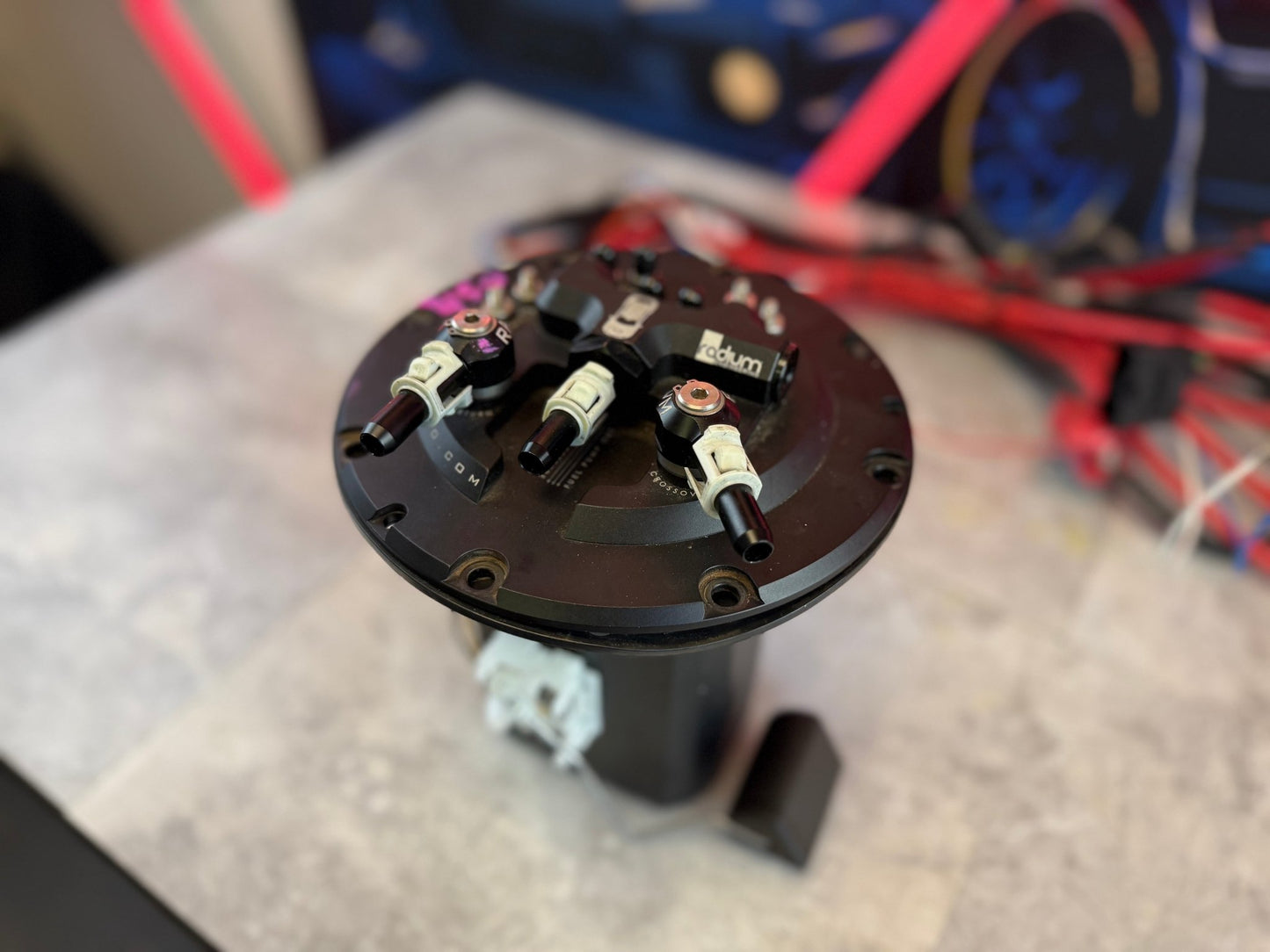 RADIUM engineering fuel pump hanger basket 15-21 Subaru STi w/ walbro 450 pump & I wire wiring kit