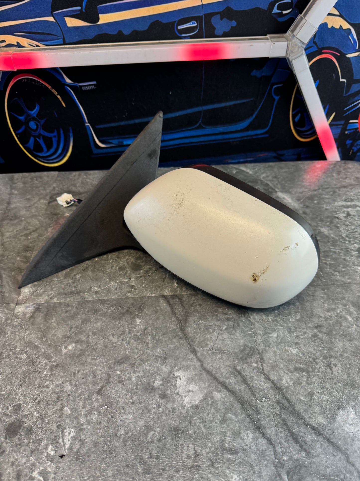 2008-2014 Subaru WRX OEM LH Driver Side Mirror White