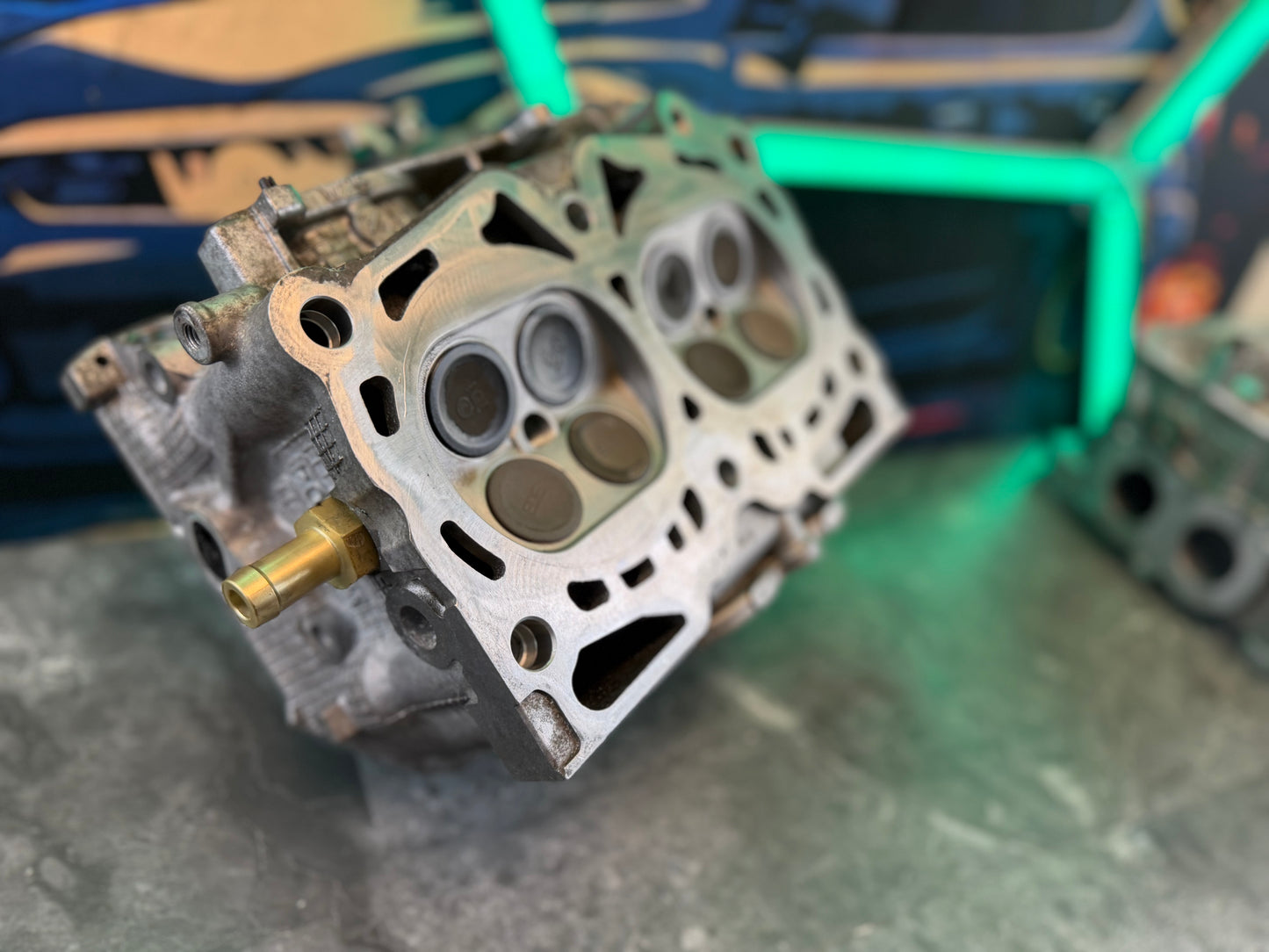 Outfront Motorsports w25 2008-2021 DAVCS dual avcs Subaru STi cylinder heads 1/2 drilled GSC
